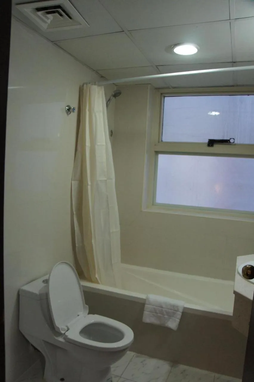 Bathroom in Three 888 Hotel