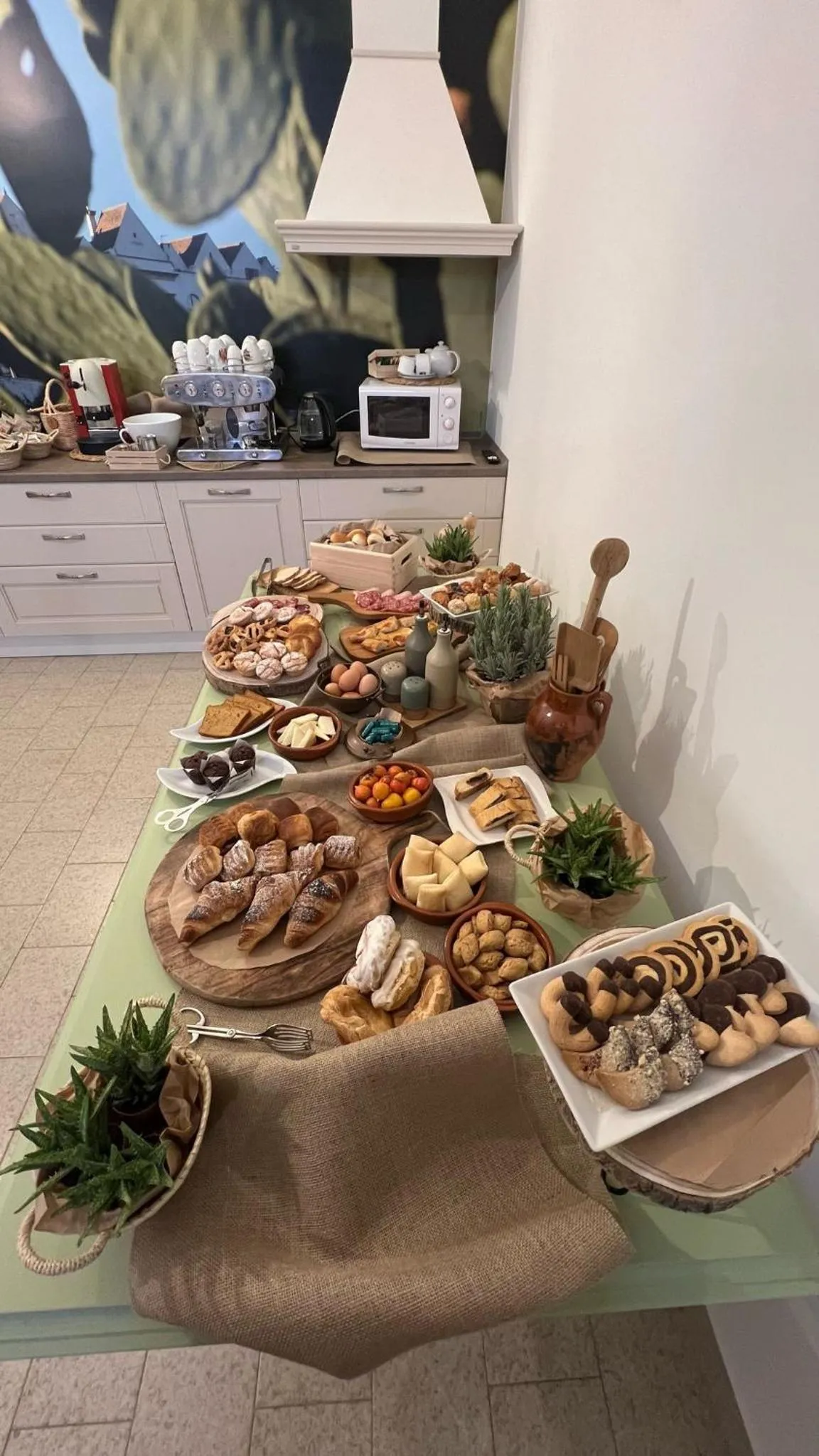 Food and drinks in B&B Villa Maggi