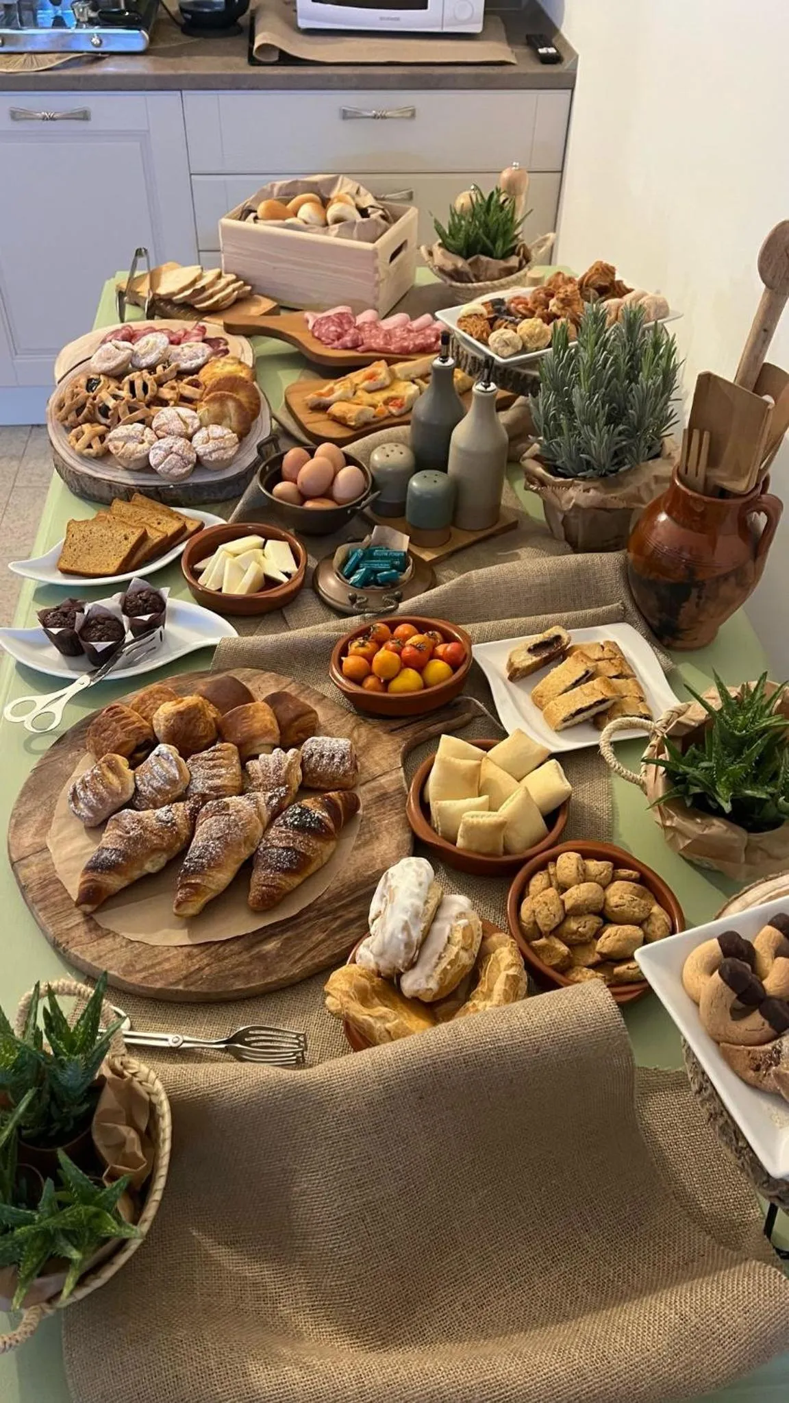 Food and drinks in B&B Villa Maggi