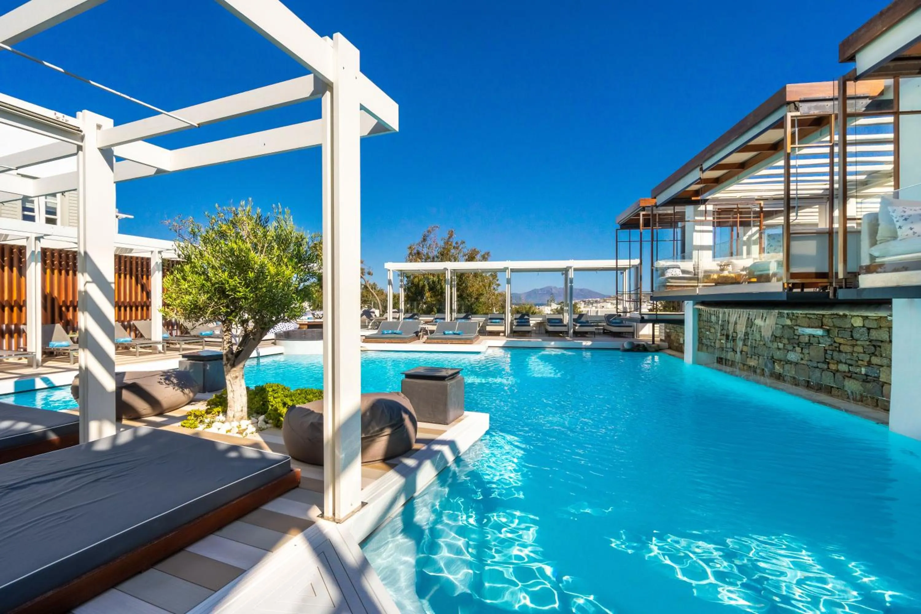 Swimming pool in Semeli Hotel Mykonos