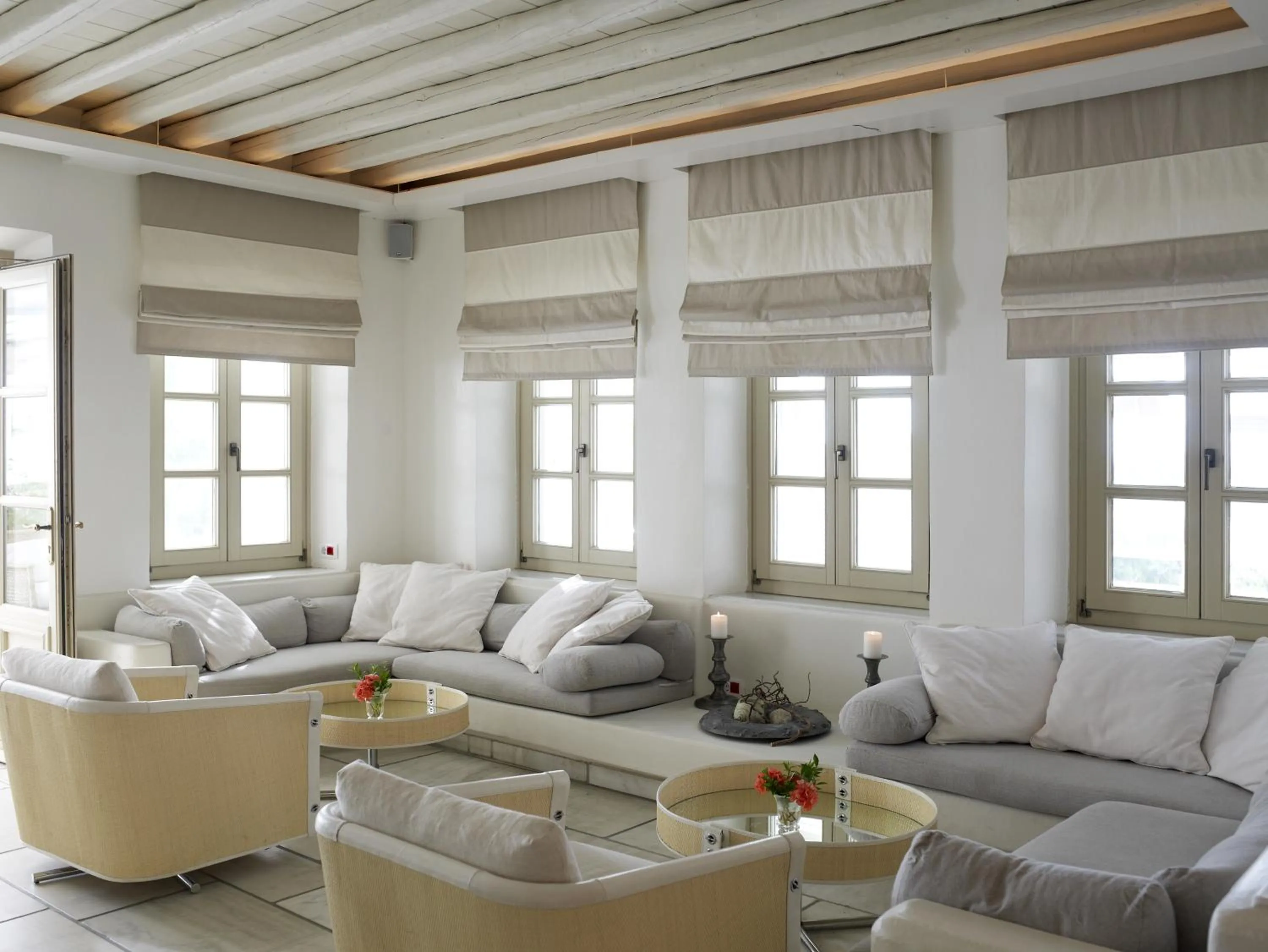 Seating area in Semeli Hotel Mykonos