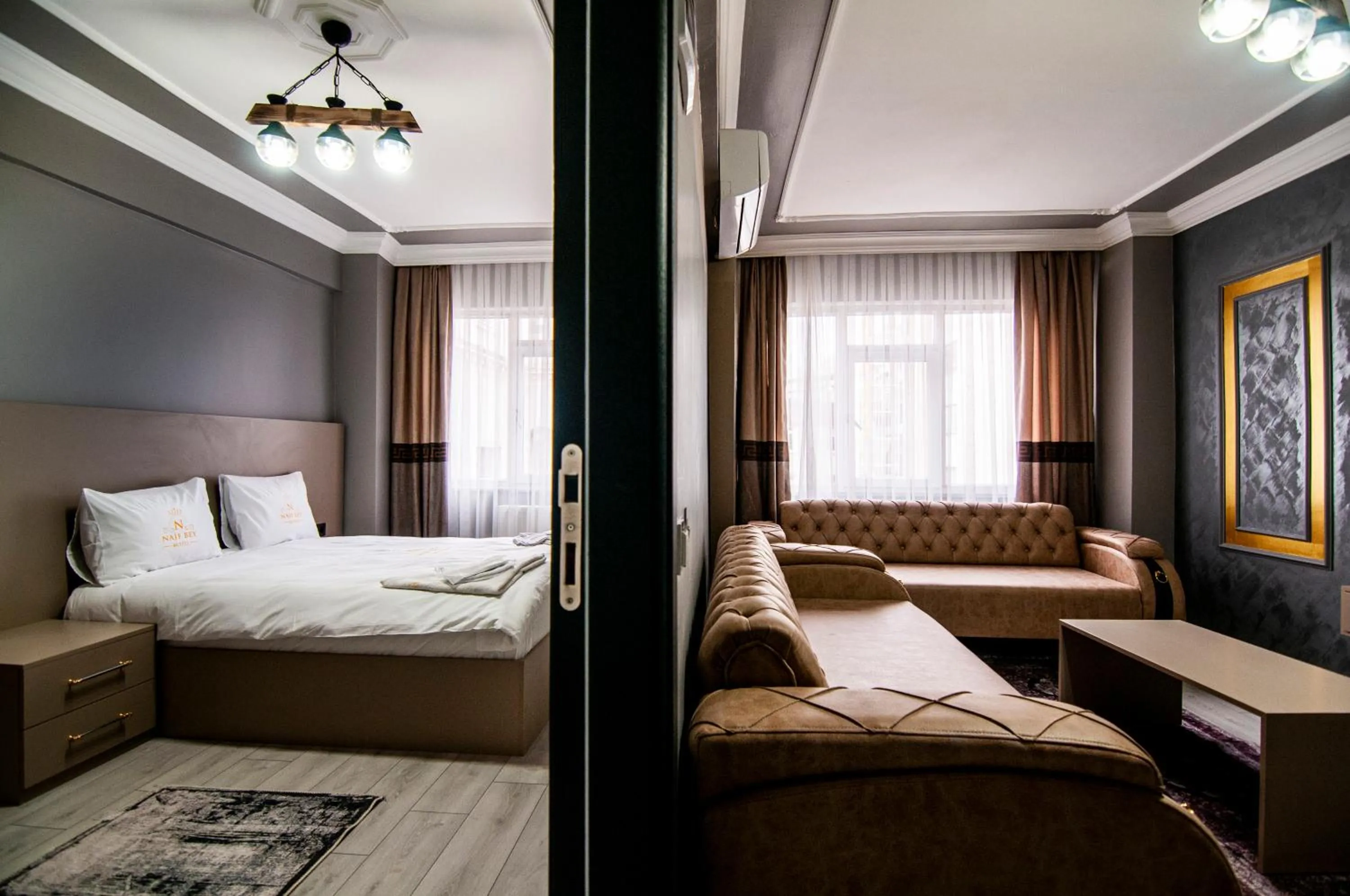 Bed in Naif Bey Hotel