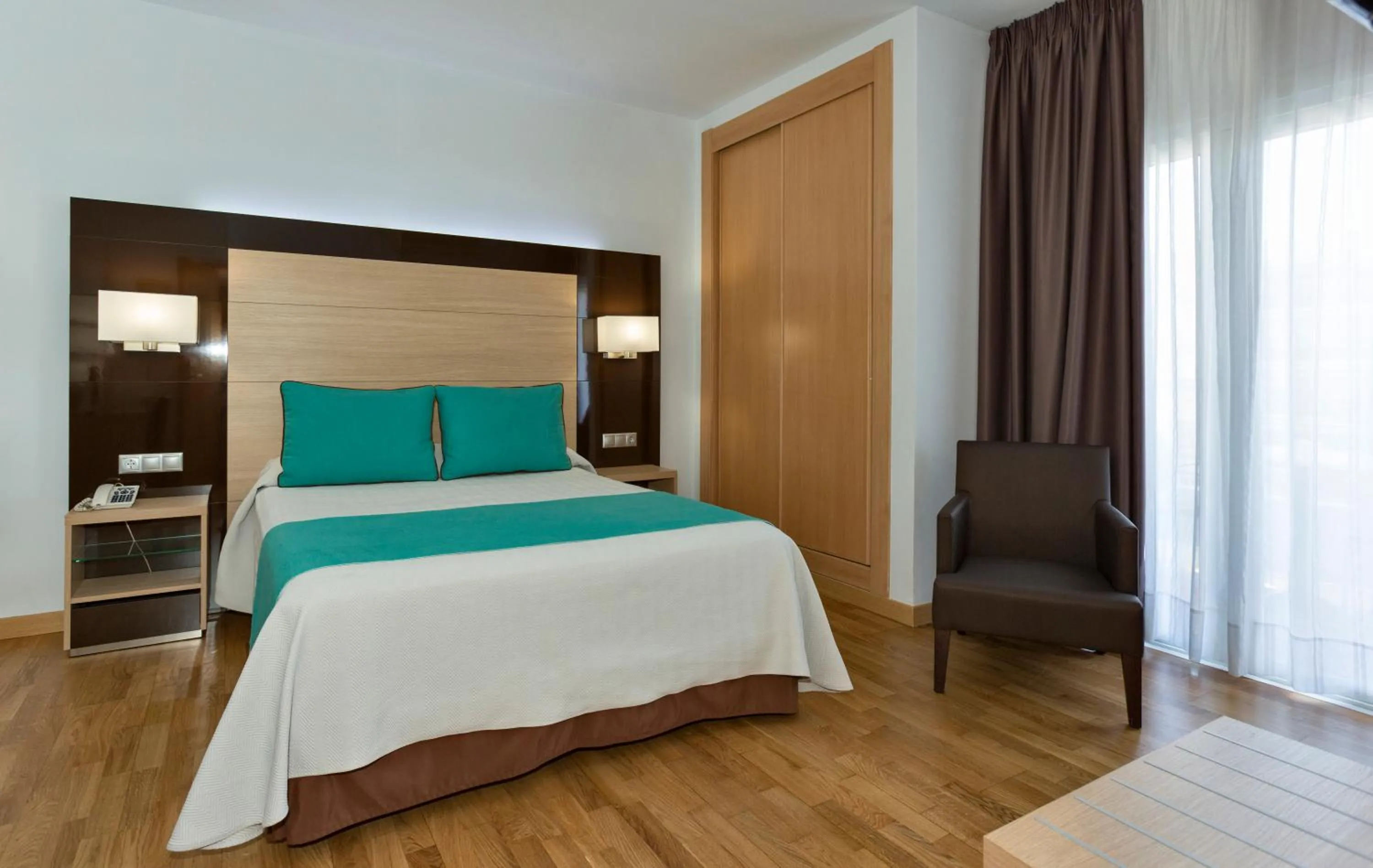 Bed in Hotel Baviera