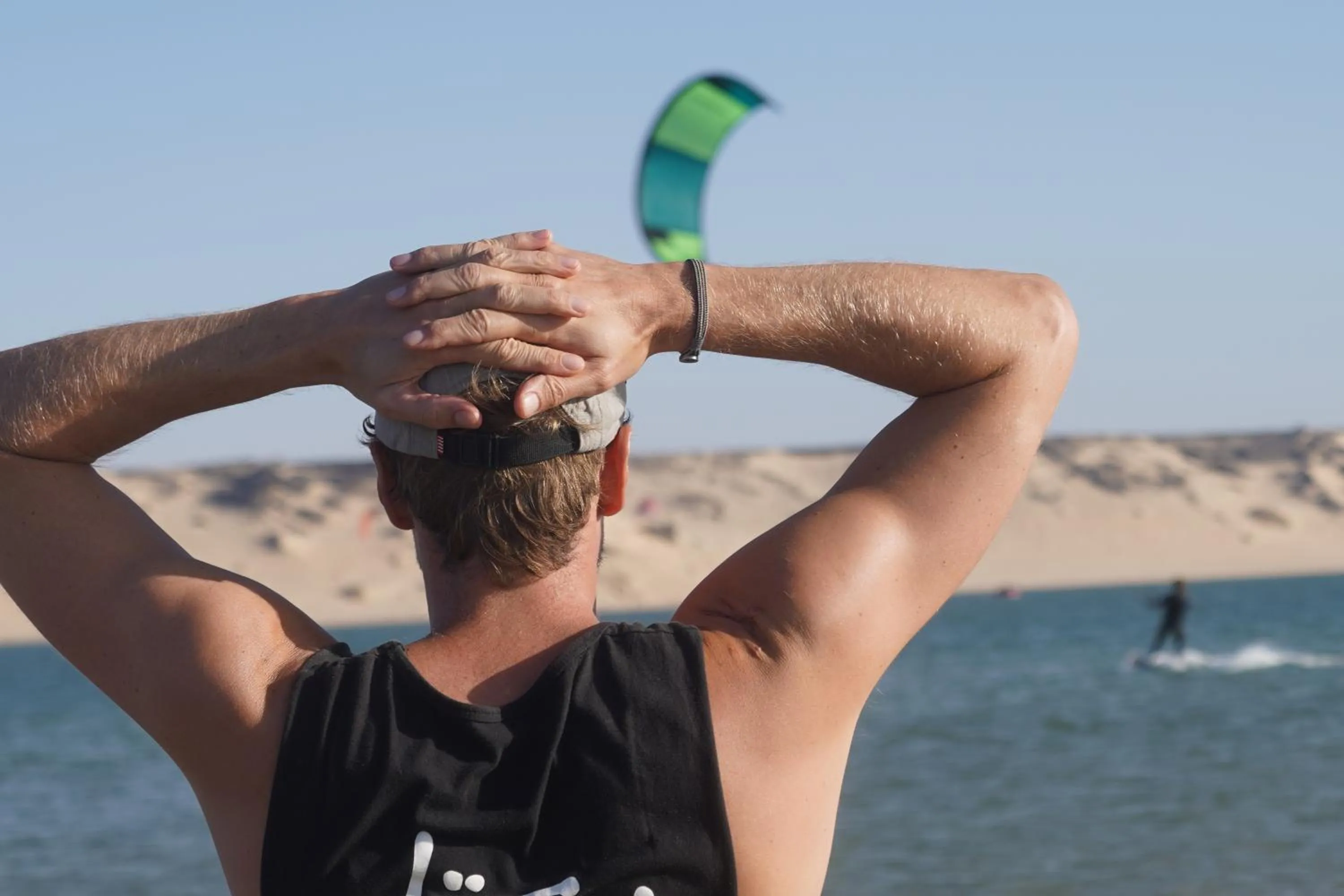 Day in Desert Sands Dakhla Lagoon View & Kitesurf Spot