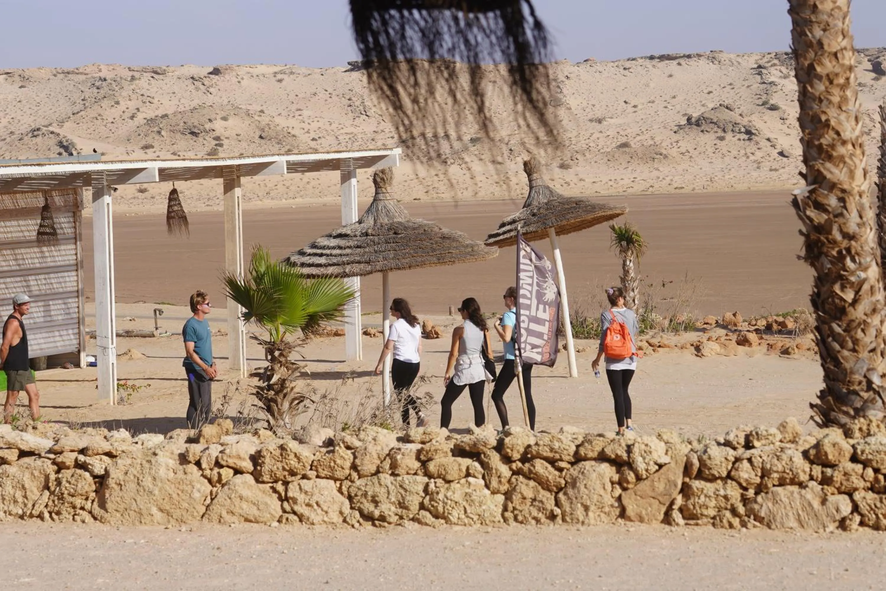 Day in Desert Sands Dakhla Lagoon View & Kitesurf Spot