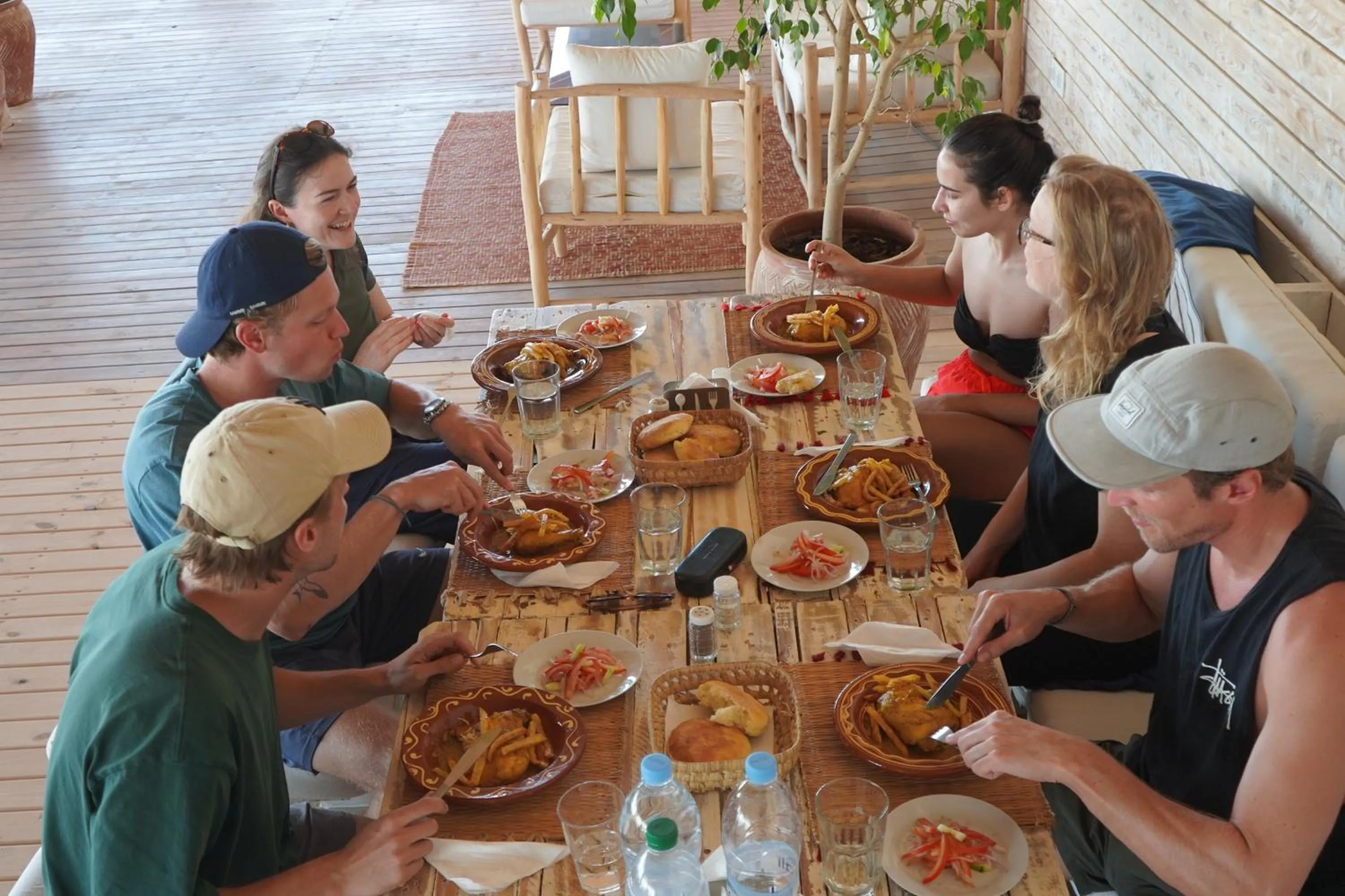 Restaurant/places to eat in Desert Sands Dakhla Lagoon View & Kitesurf Spot