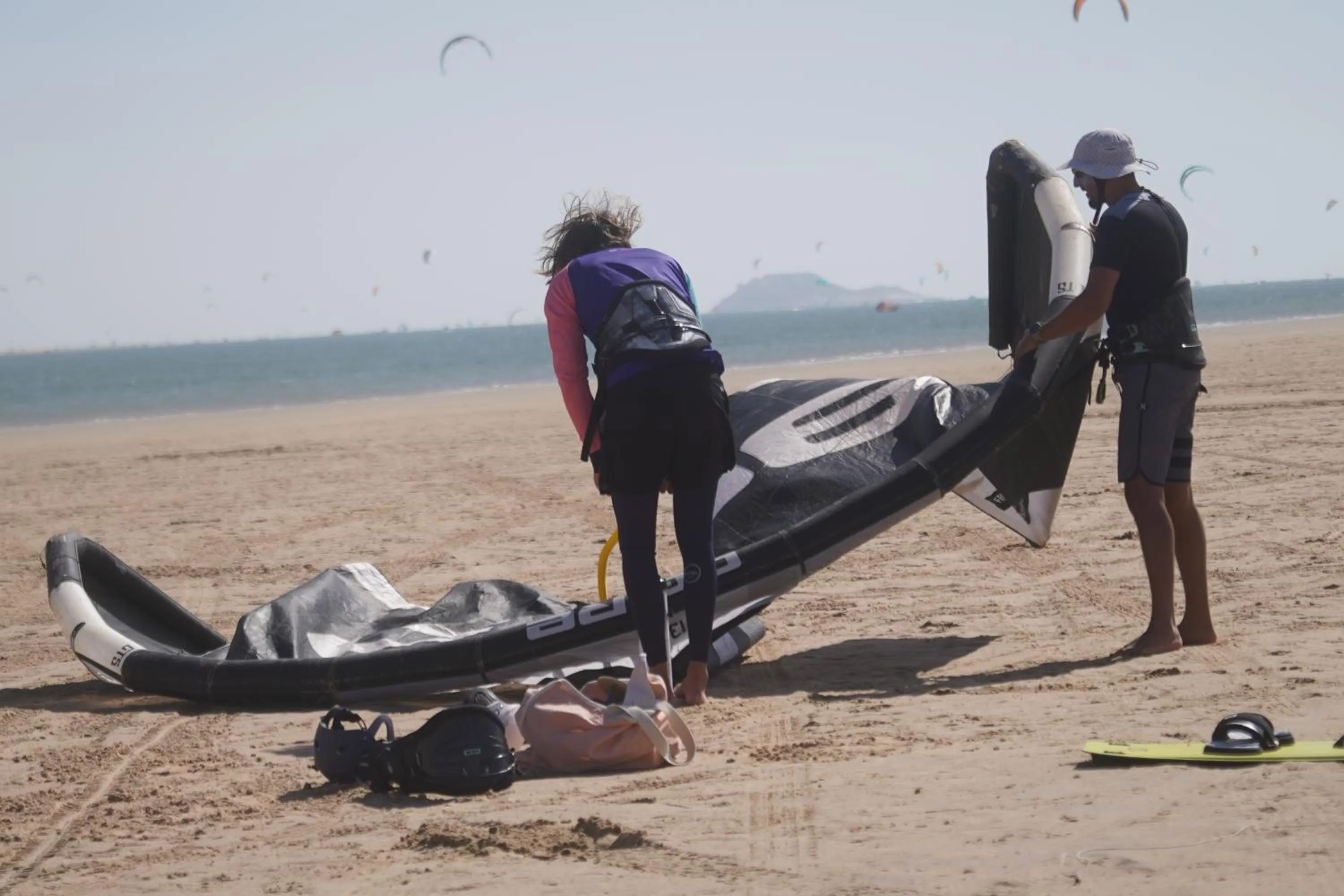 Day in Desert Sands Dakhla Lagoon View & Kitesurf Spot
