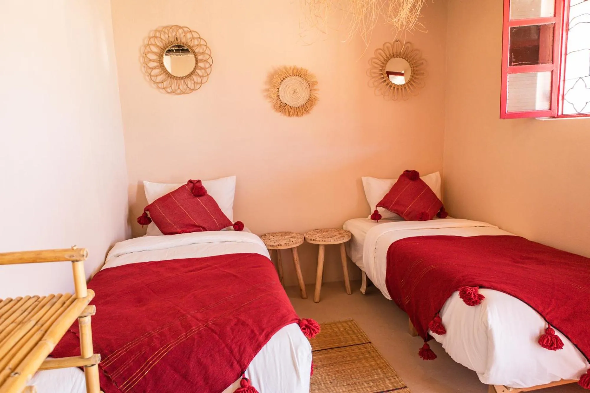 Bed in Desert Sands Dakhla Lagoon View & Kitesurf Spot