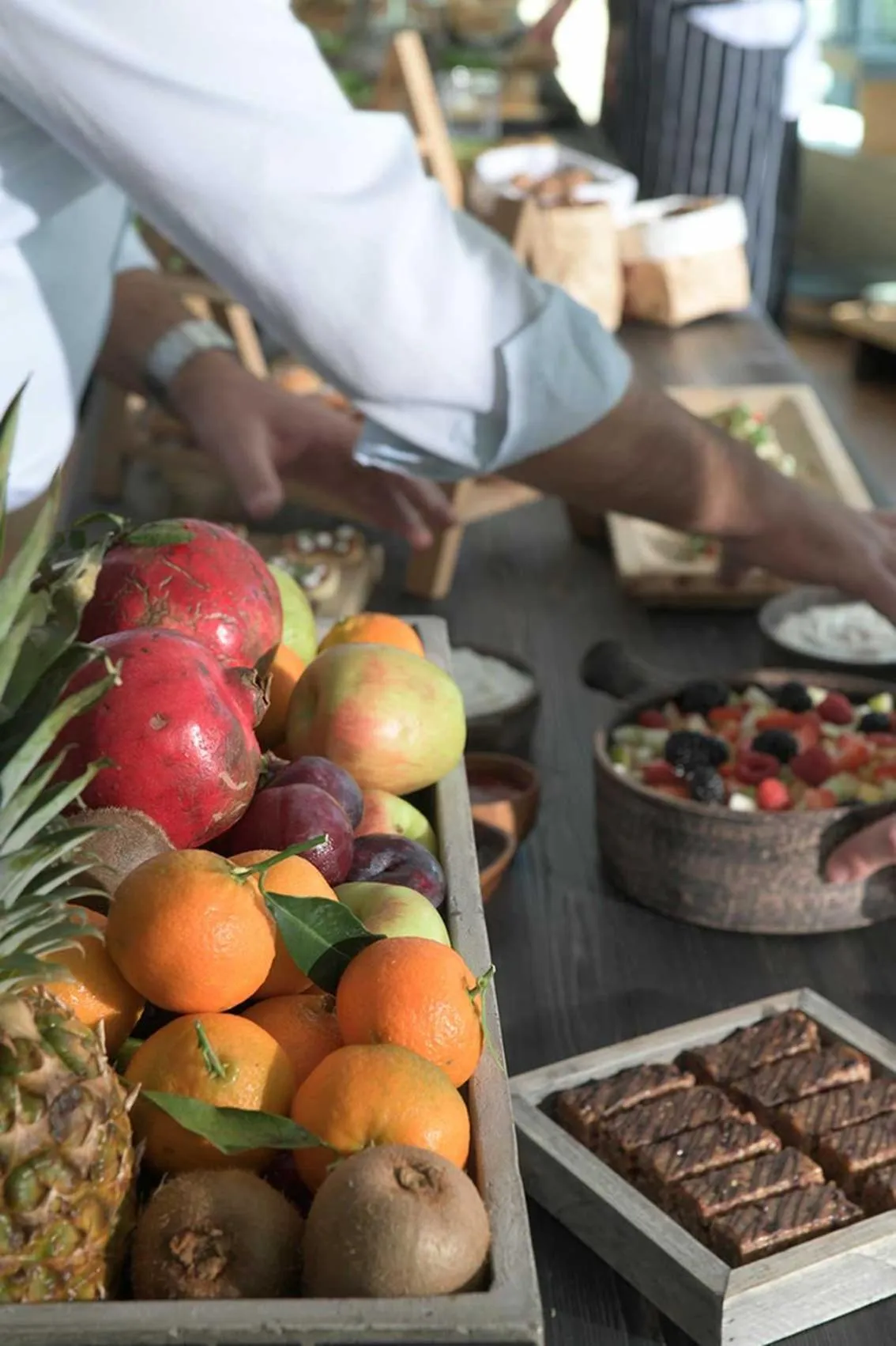 Buffet breakfast in Radisson Blu Park Hotel Athens