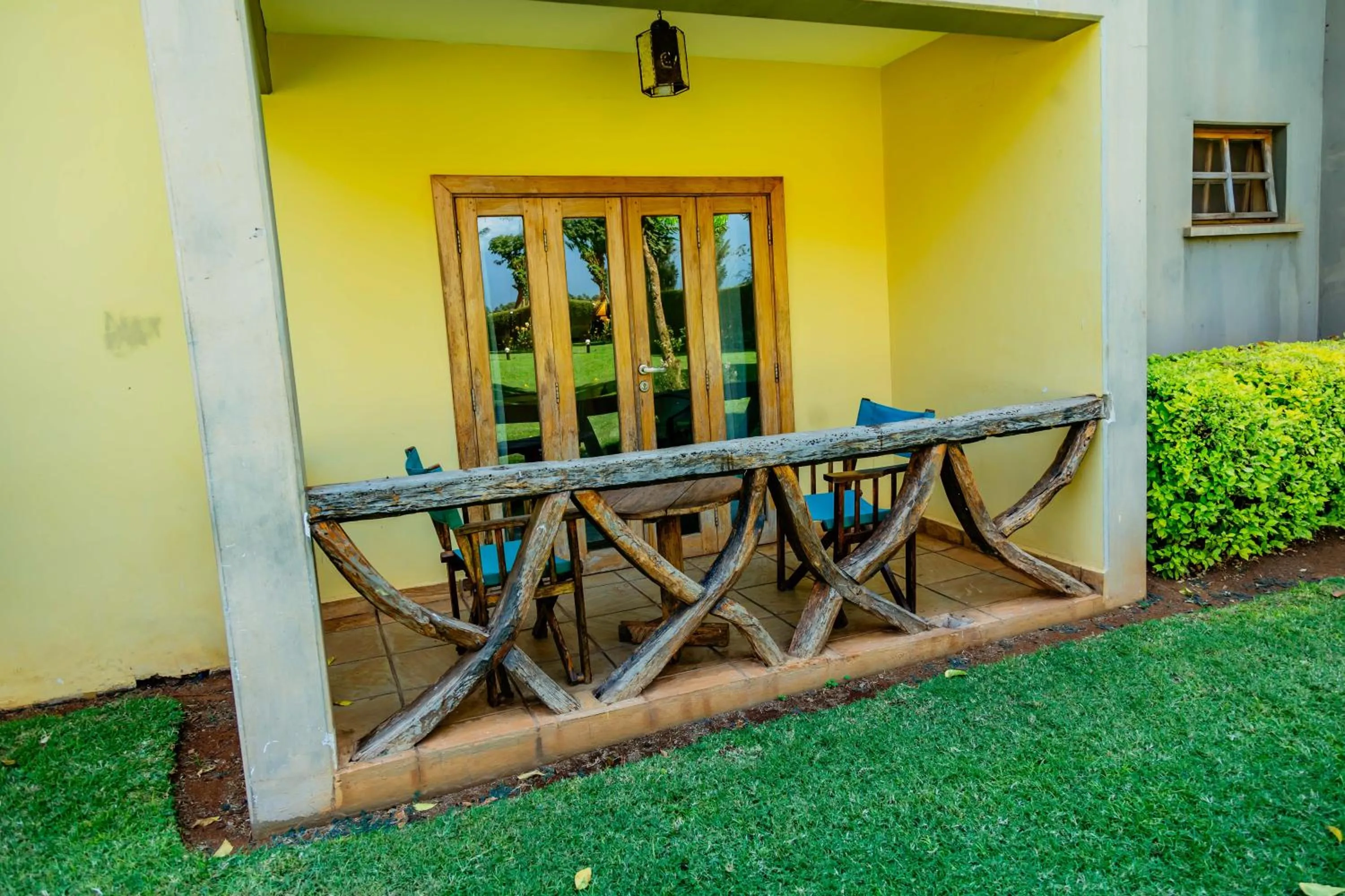 Patio in Weru Weru River Lodge