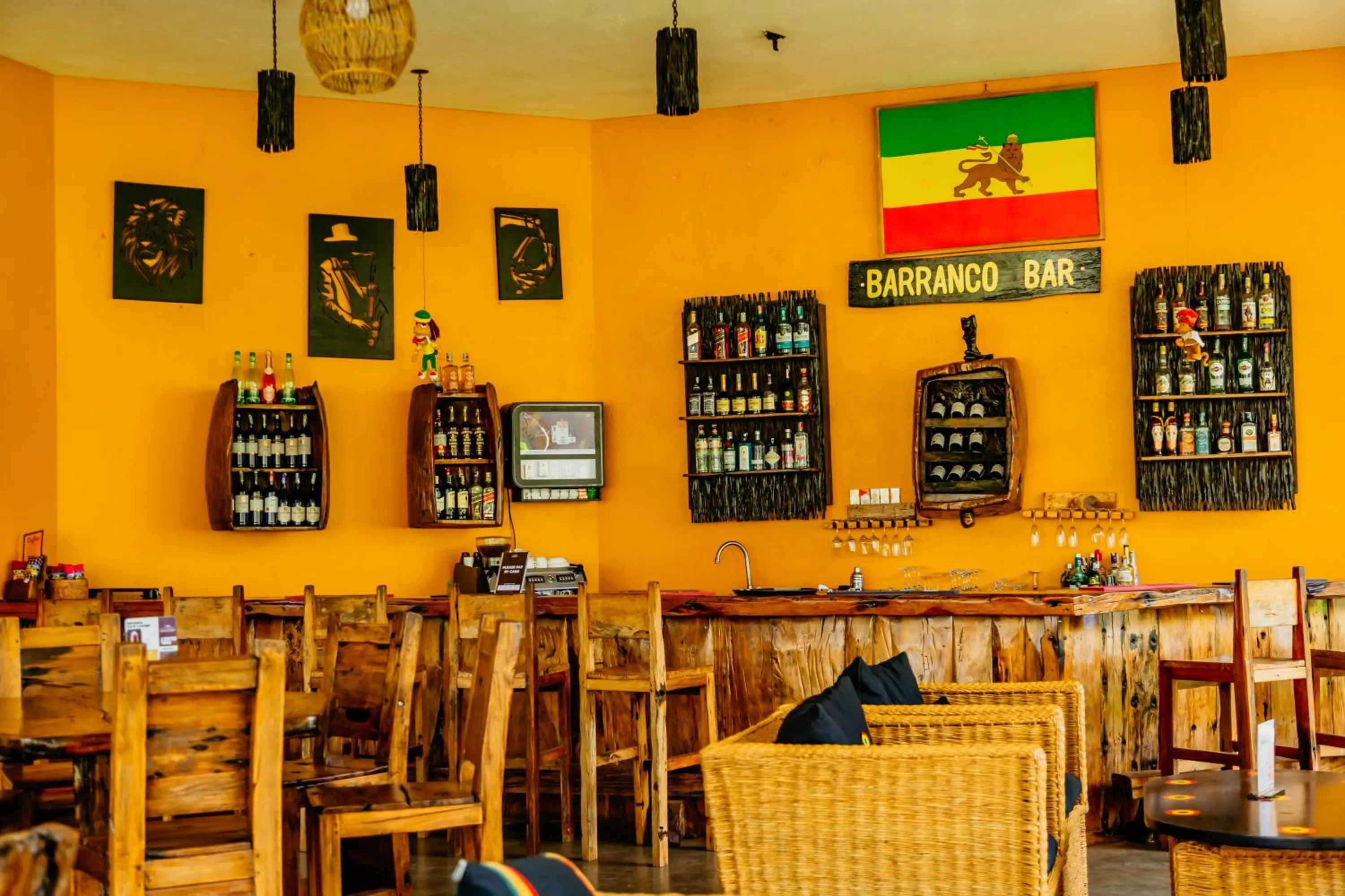 Lounge or bar in Weru Weru River Lodge