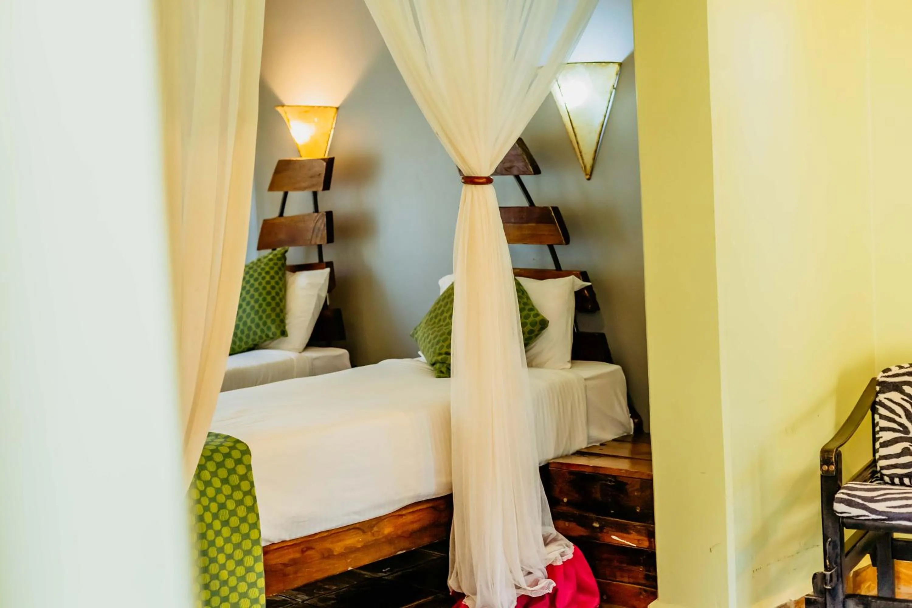 Bedroom, Bed in Weru Weru River Lodge