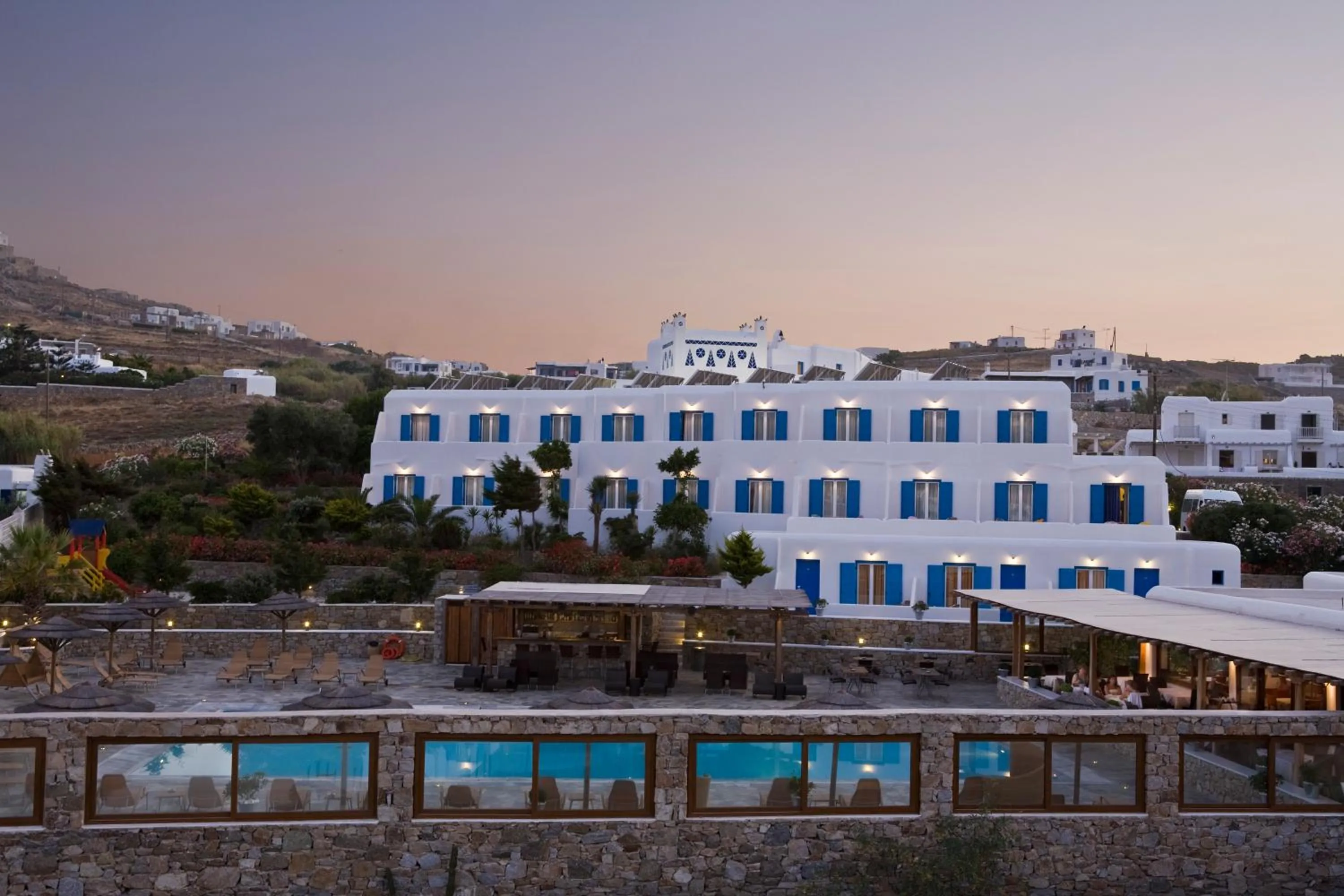 Property building in Yiannaki Hotel