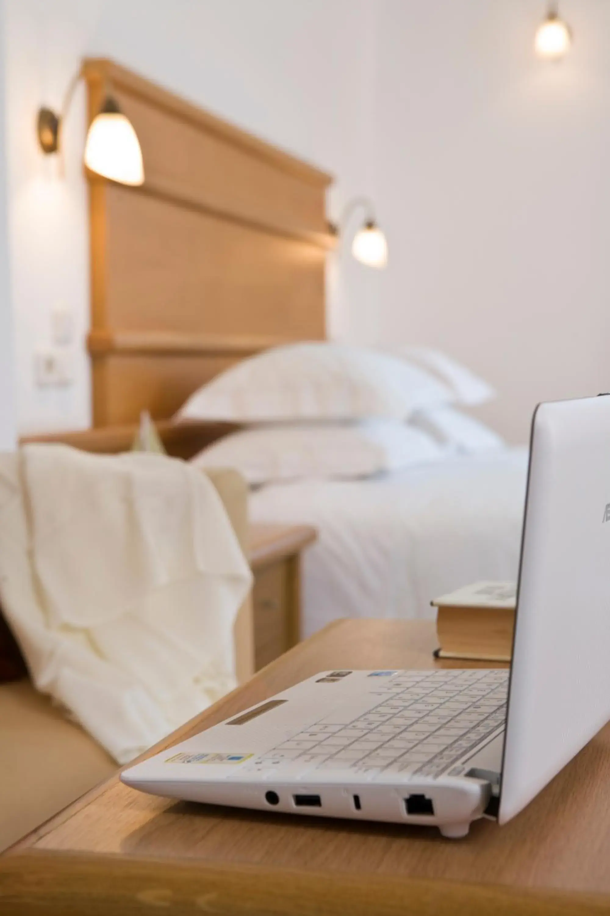 Bed in Yiannaki Hotel Bed in Yiannaki Hotel