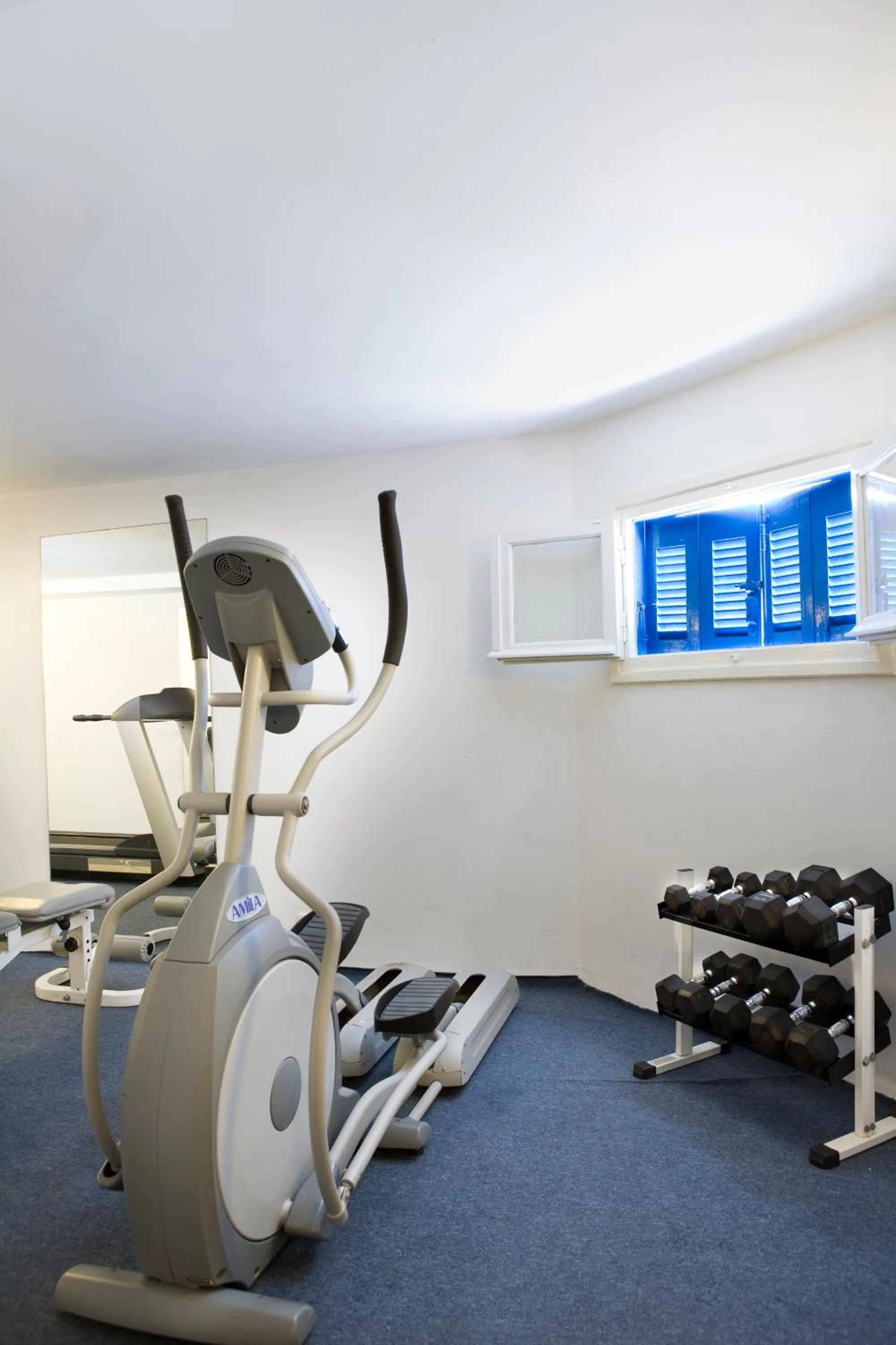Fitness centre/facilities in Yiannaki Hotel