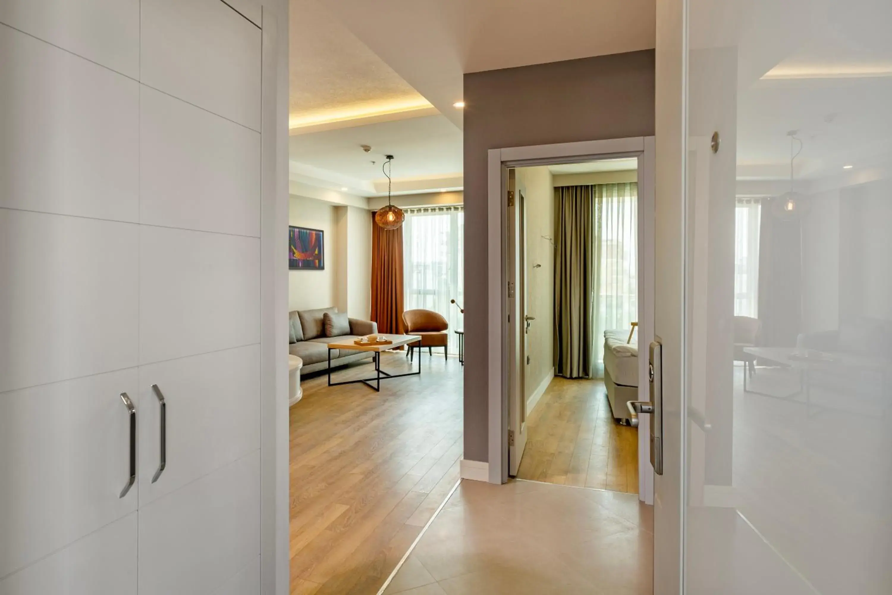 Living room in Sirius Town Residence and Spa Living room in Sirius Town Residence and Spa