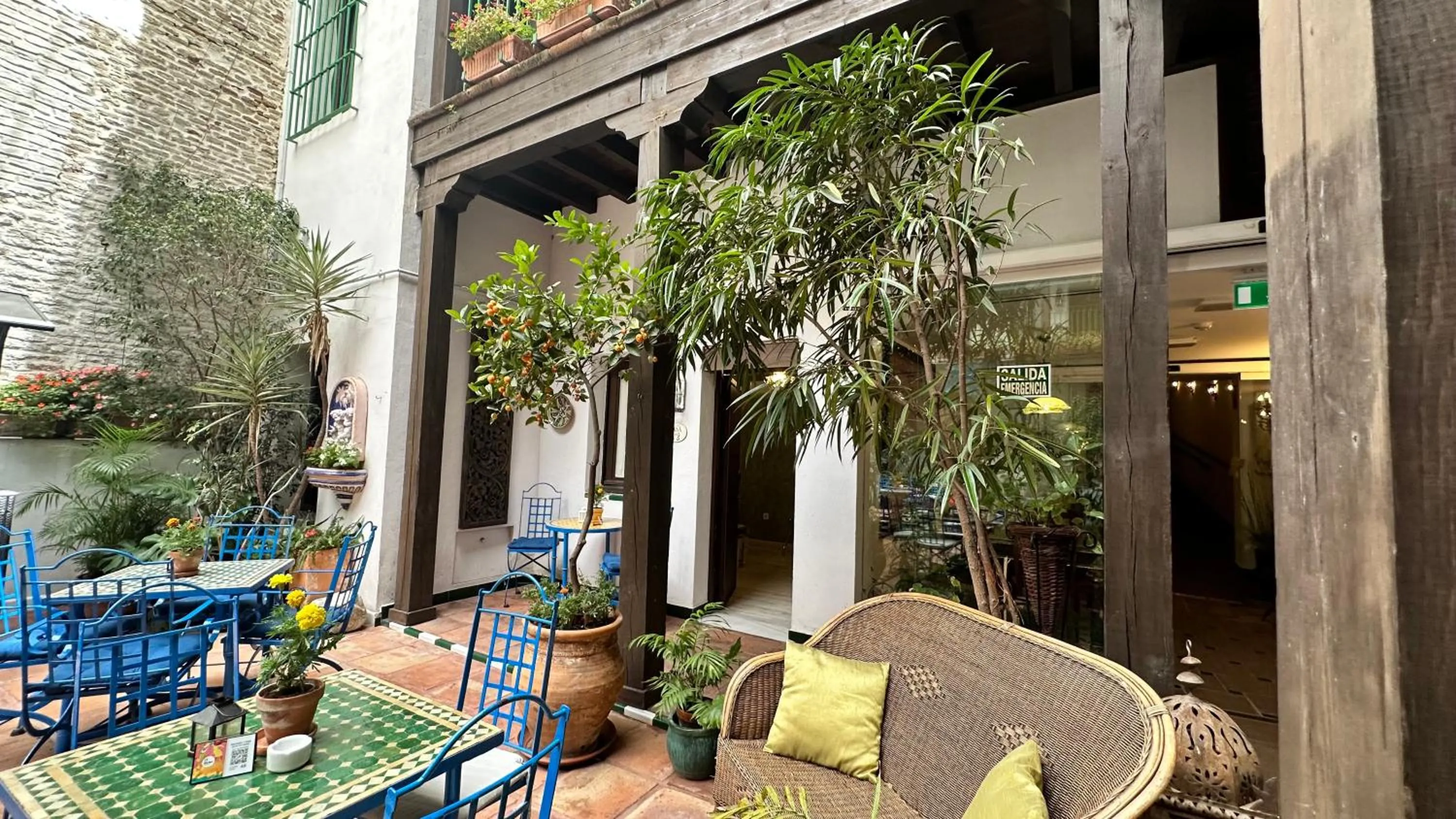 Patio in El Rey Moro Hotel Boutique