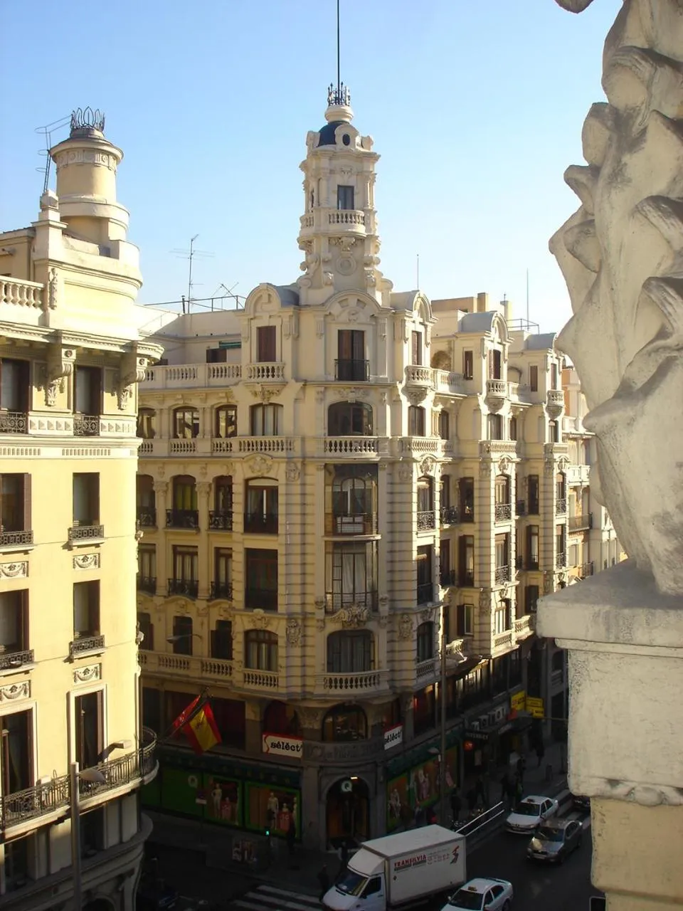 City view in Hostal Avenida