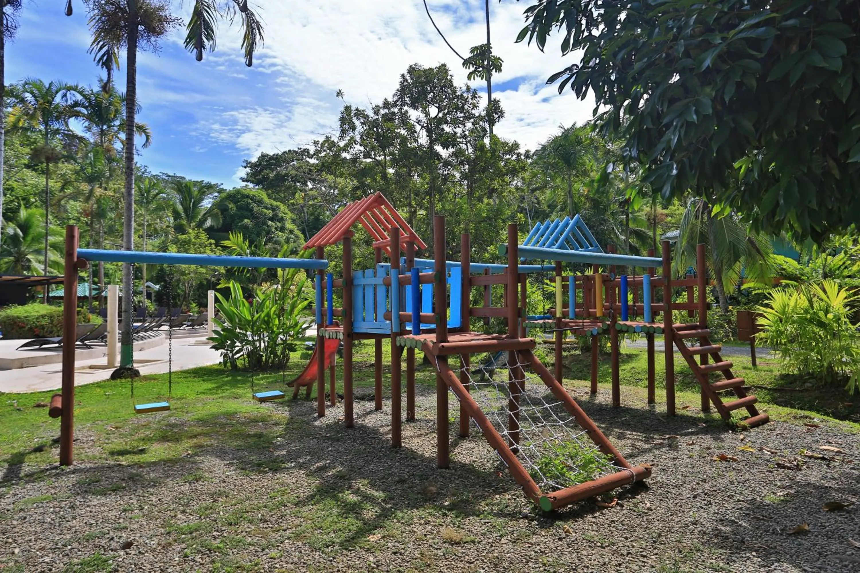 Children play ground in Manzanillo Caribbean Resort