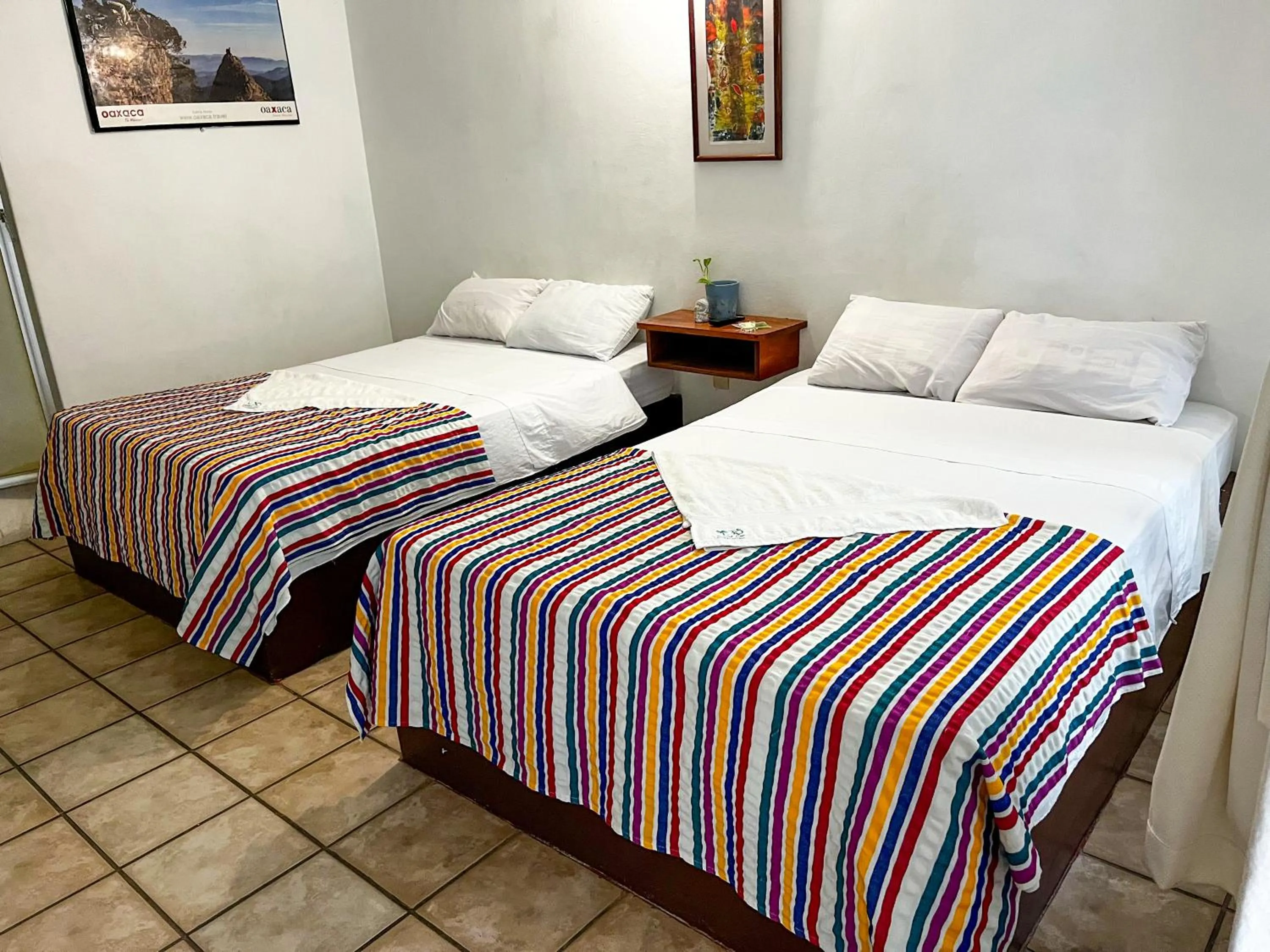 air conditioner, Bed in Hotel OM DownTown