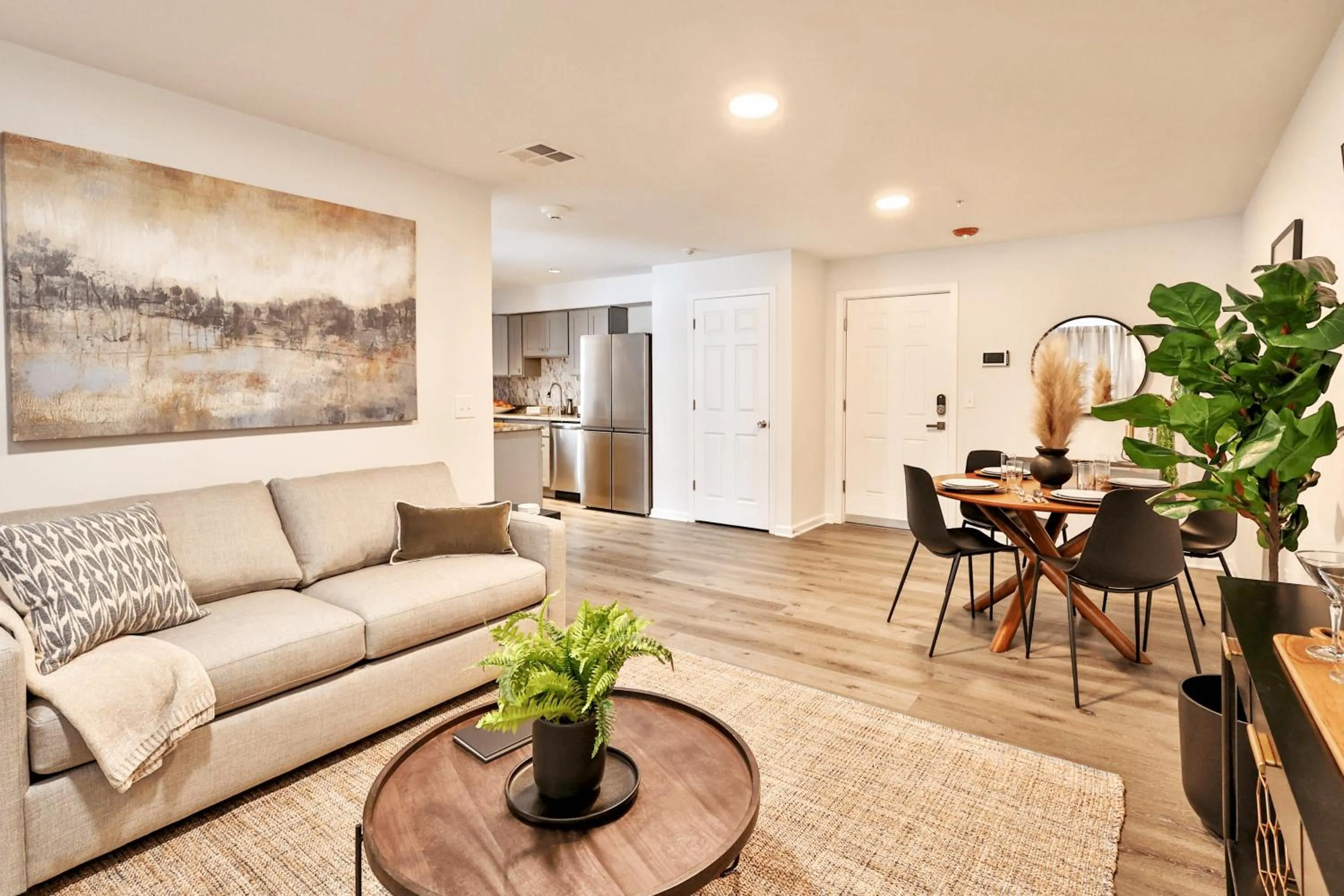 Living room in Hyatus at City Views