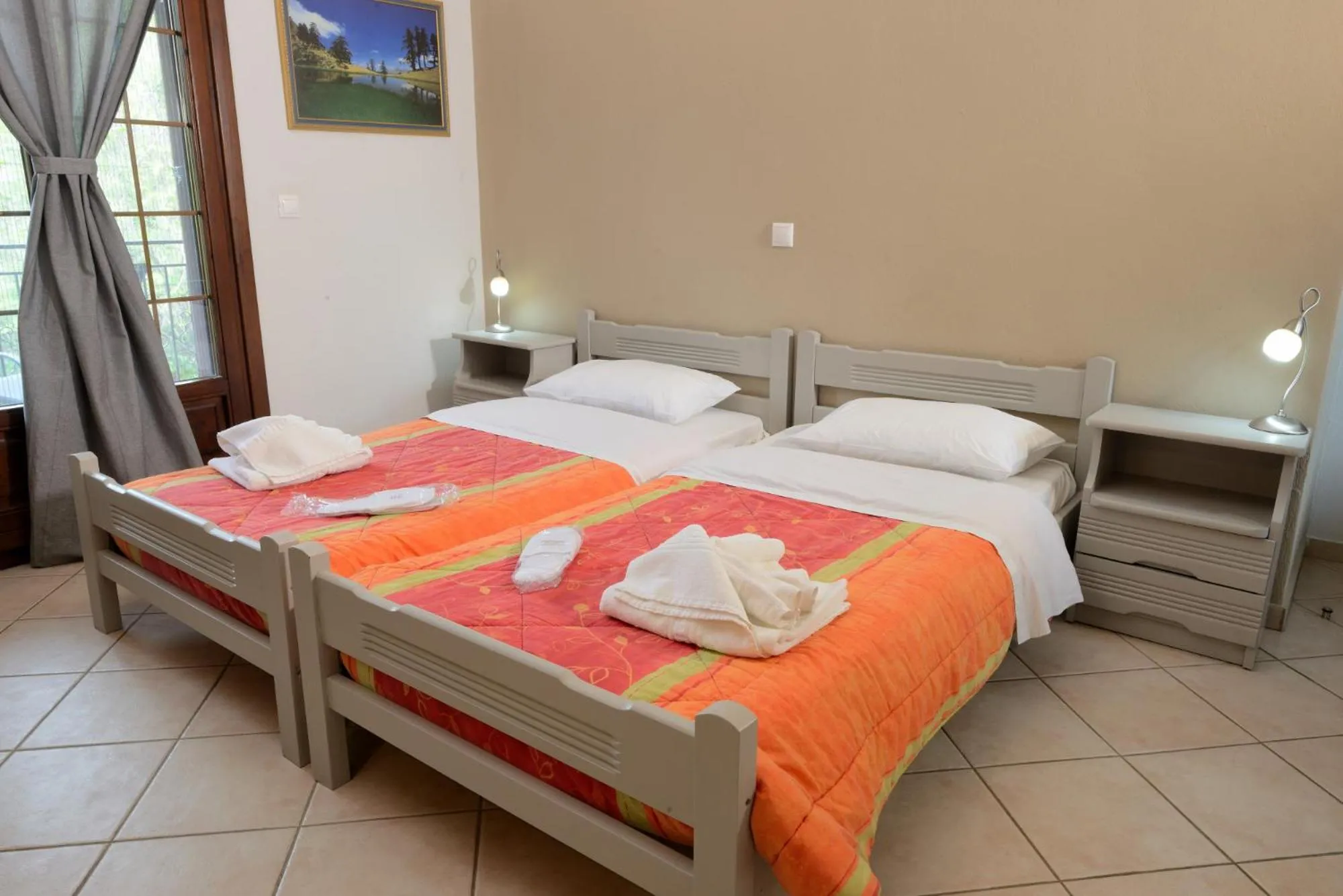 Bed in Artemis Apartments