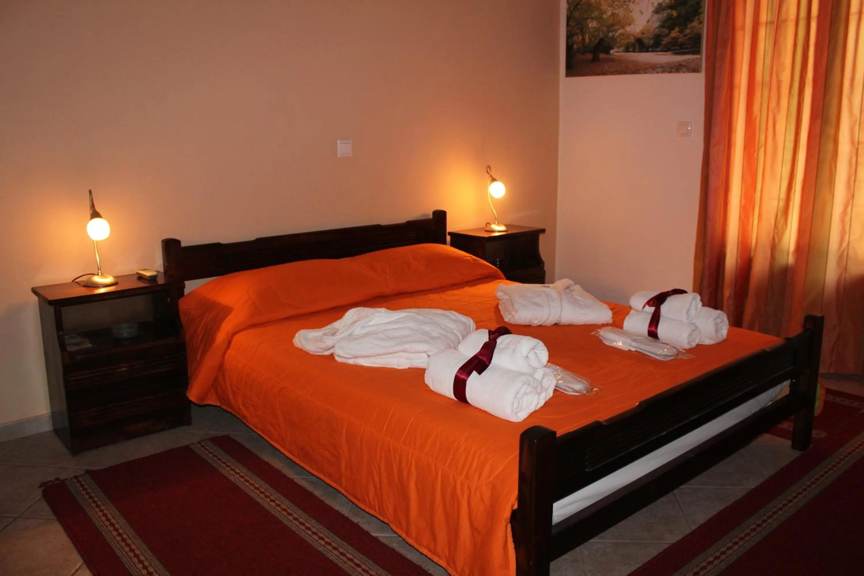 Bed in Artemis Apartments