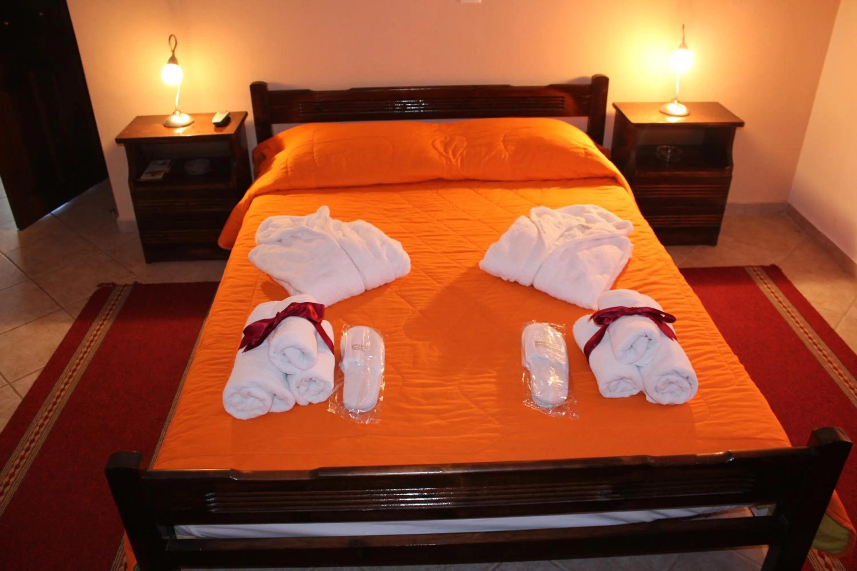 Bed in Artemis Apartments