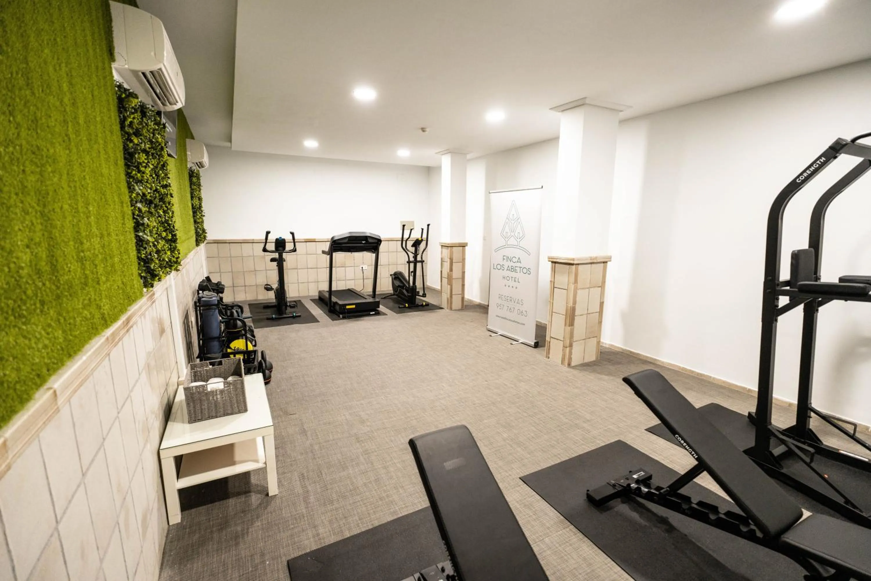 Fitness centre/facilities in Hotel Finca Los Abetos