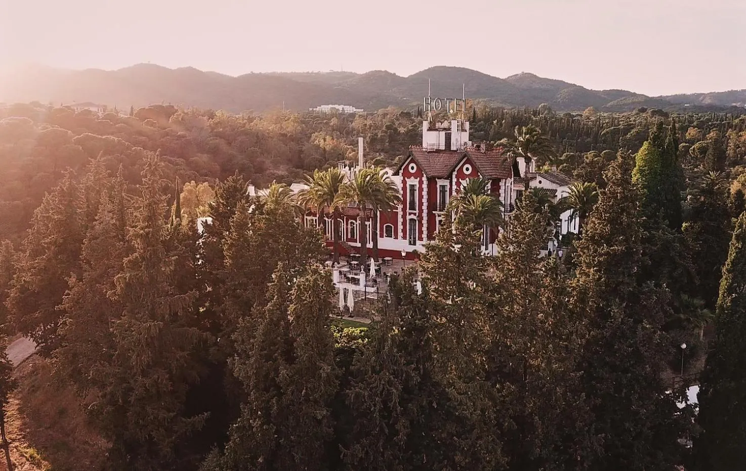 Property building in Hotel Finca Los Abetos