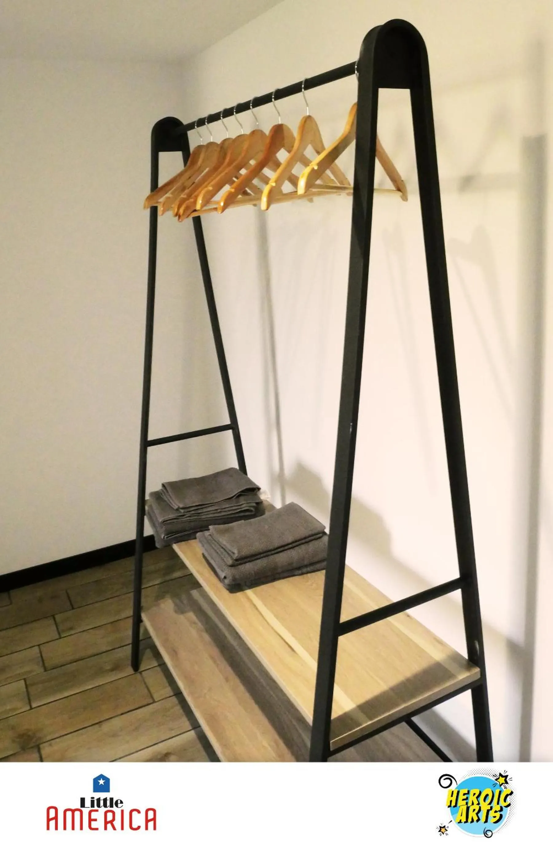 towels in Little America - Appart Hôtel 3km Futuroscope