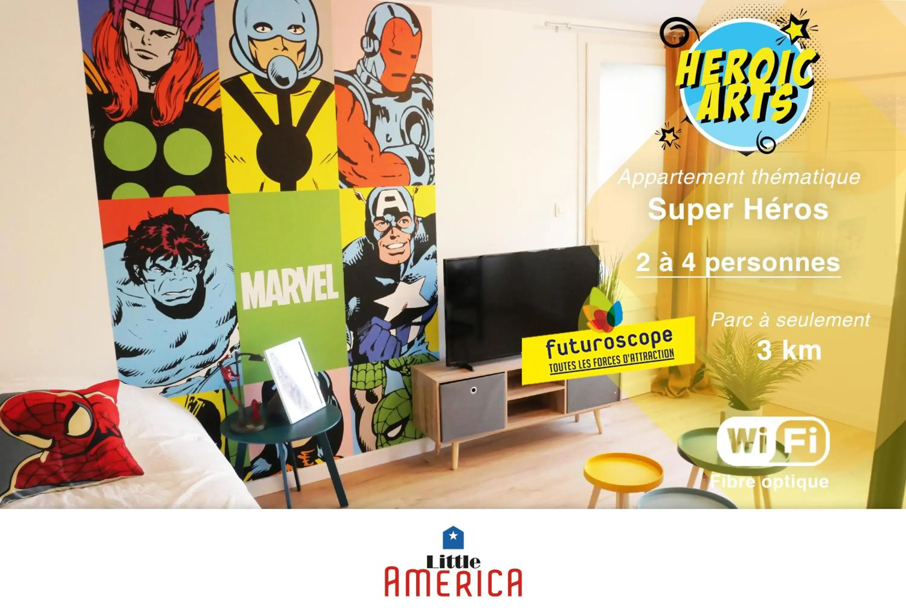 Standard Apartment in Little America - Appart Hôtel 3km Futuroscope Standard Apartment in Little America - Appart Hôtel 3km Futuroscope