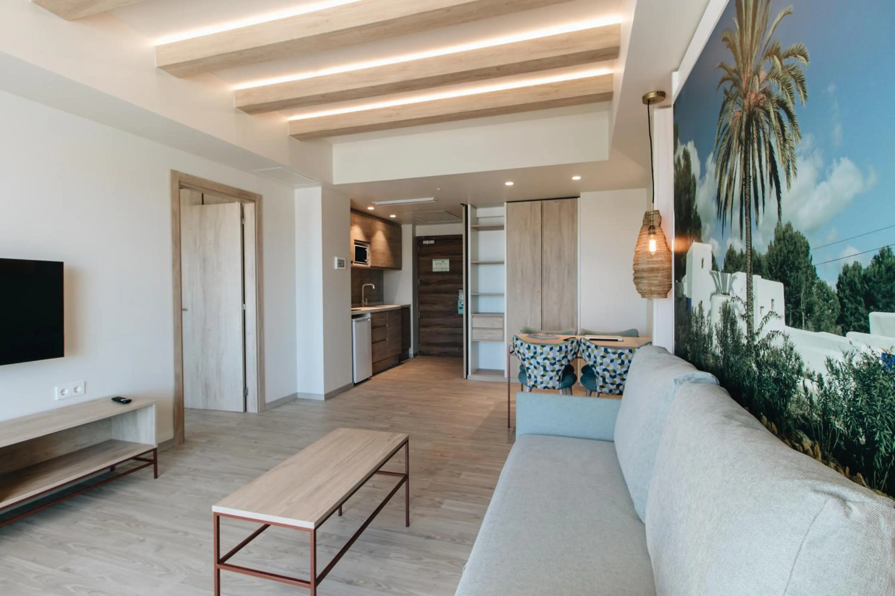 Living room in The White Apartments