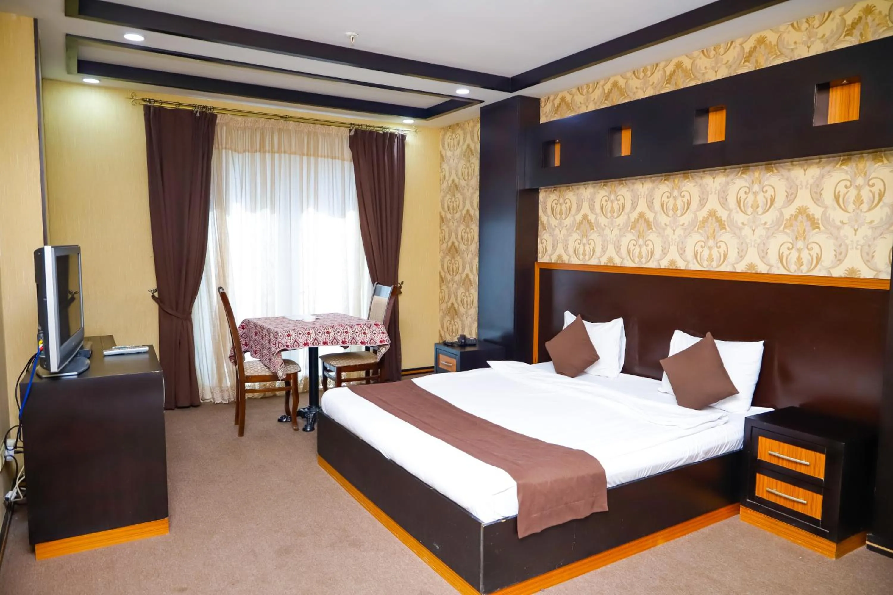 Bed in Sunrise Hotel Baku