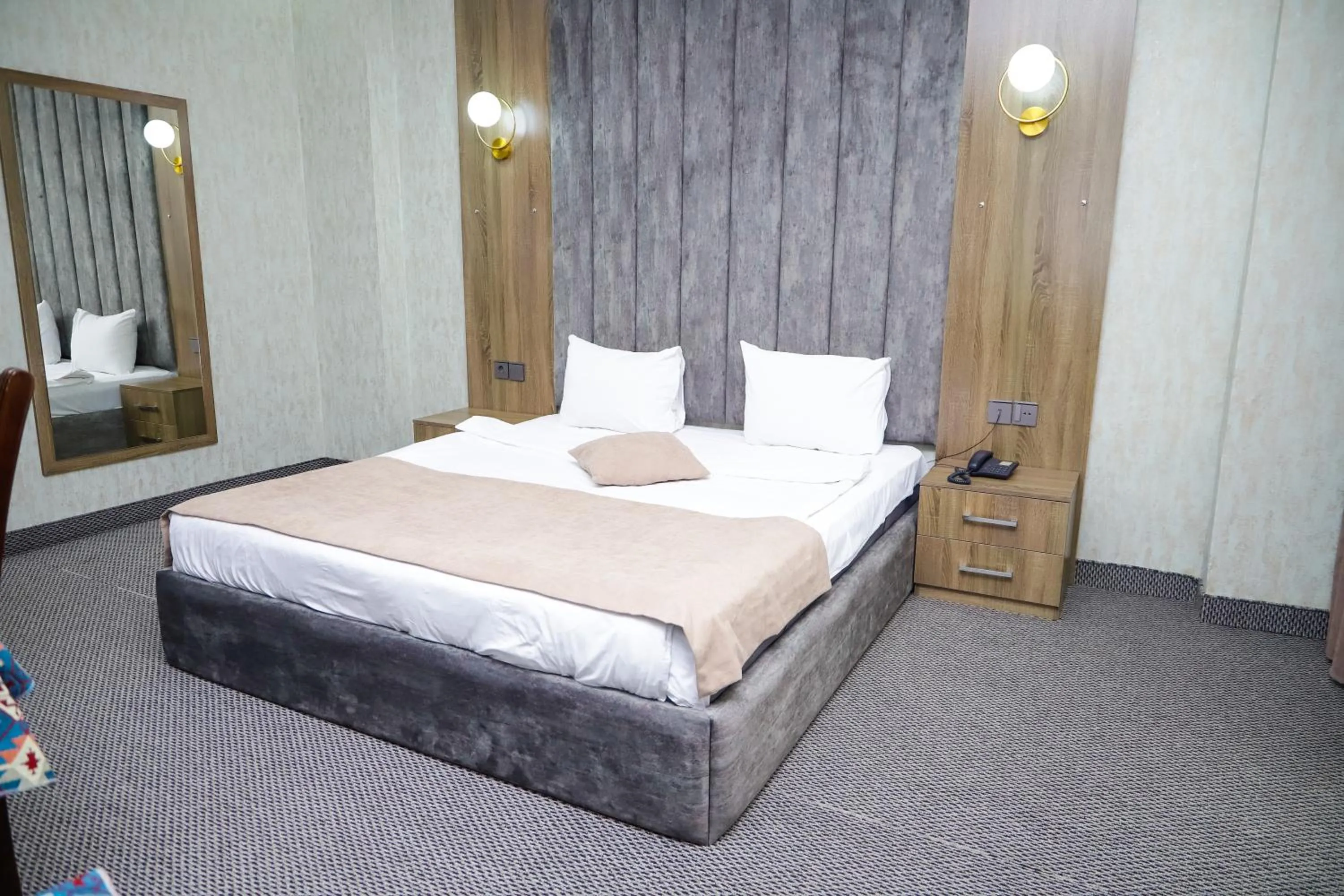 Bed in Sunrise Hotel Baku
