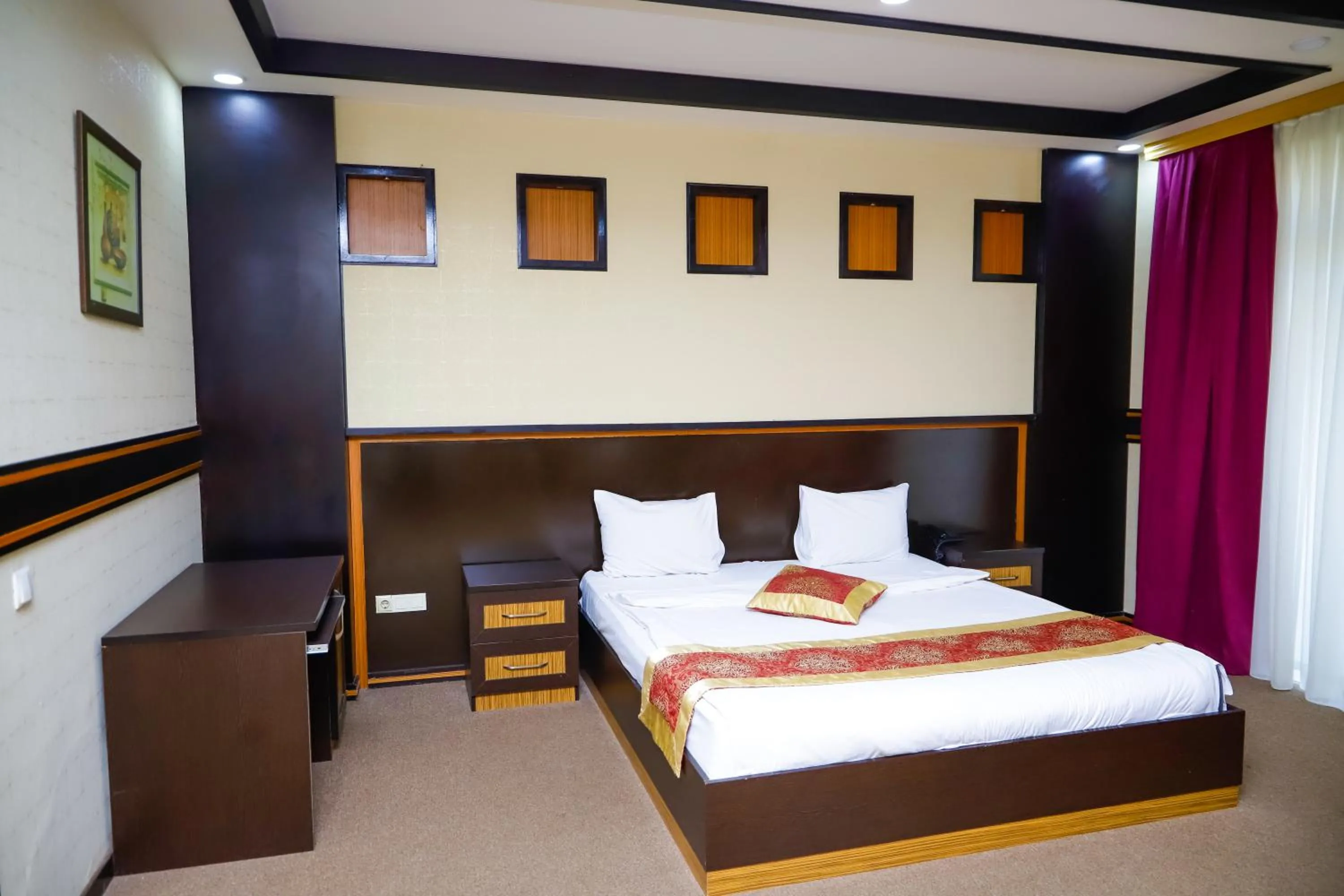 Bed in Sunrise Hotel Baku