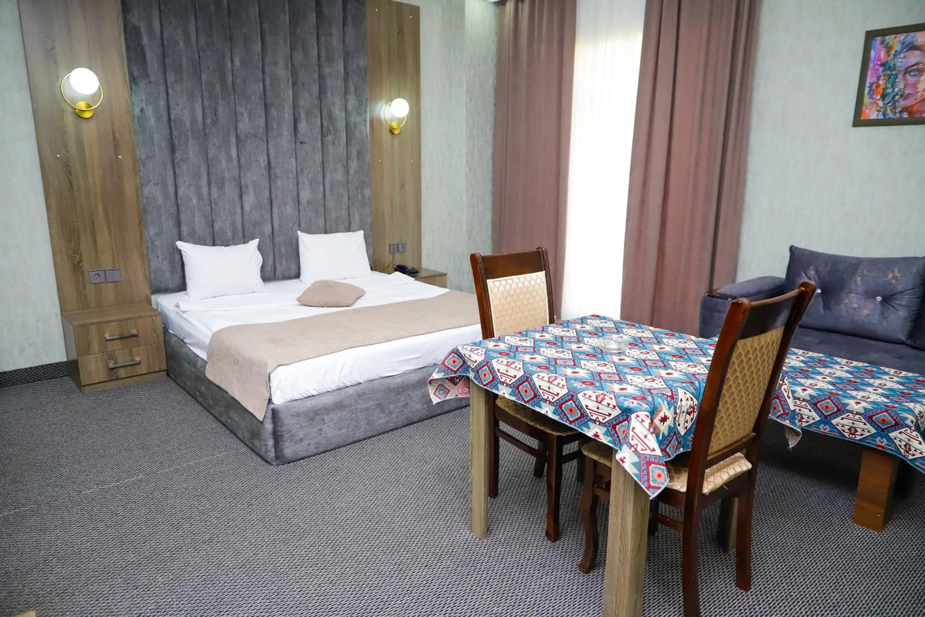 Bed in Sunrise Hotel Baku