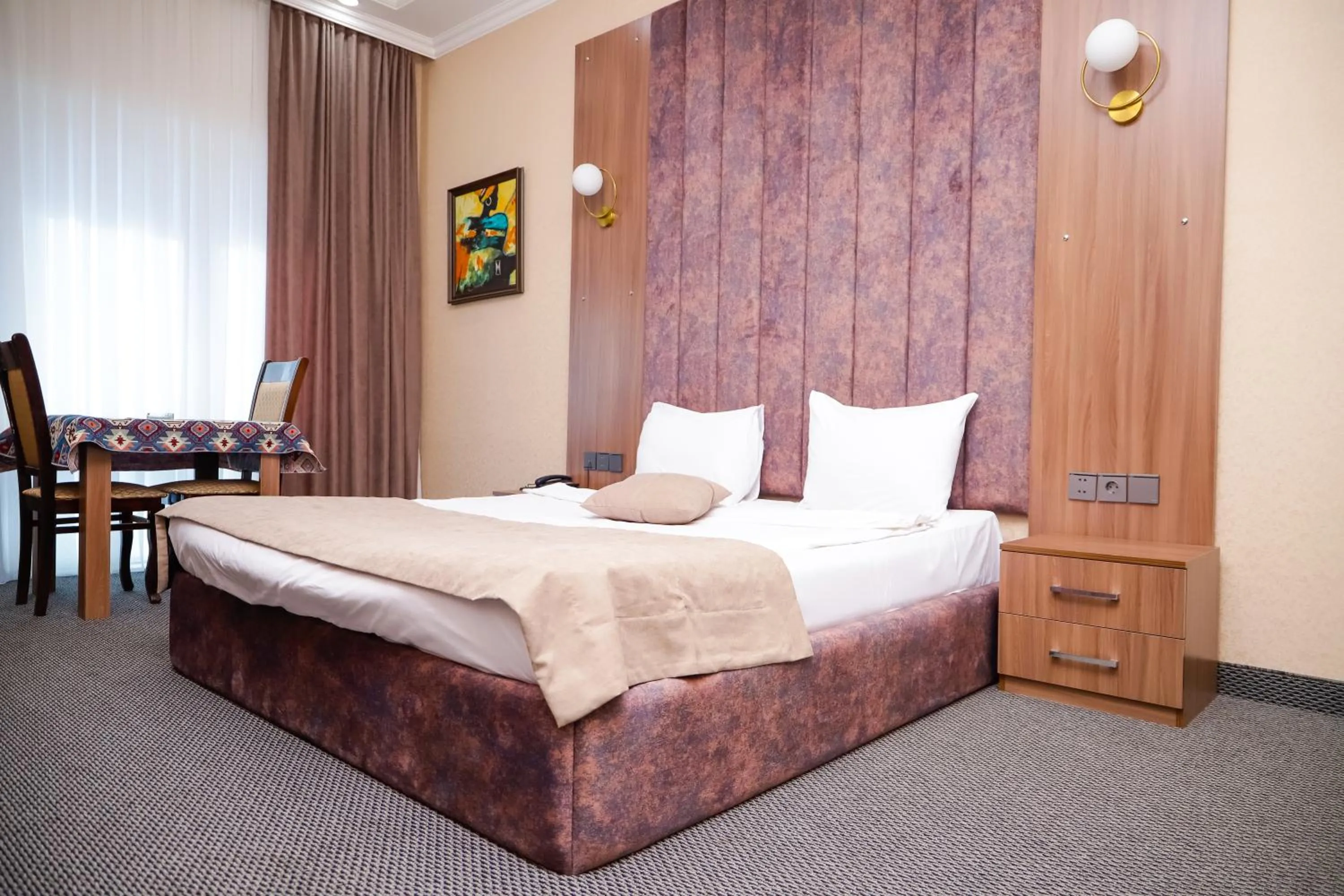 Bed in Sunrise Hotel Baku