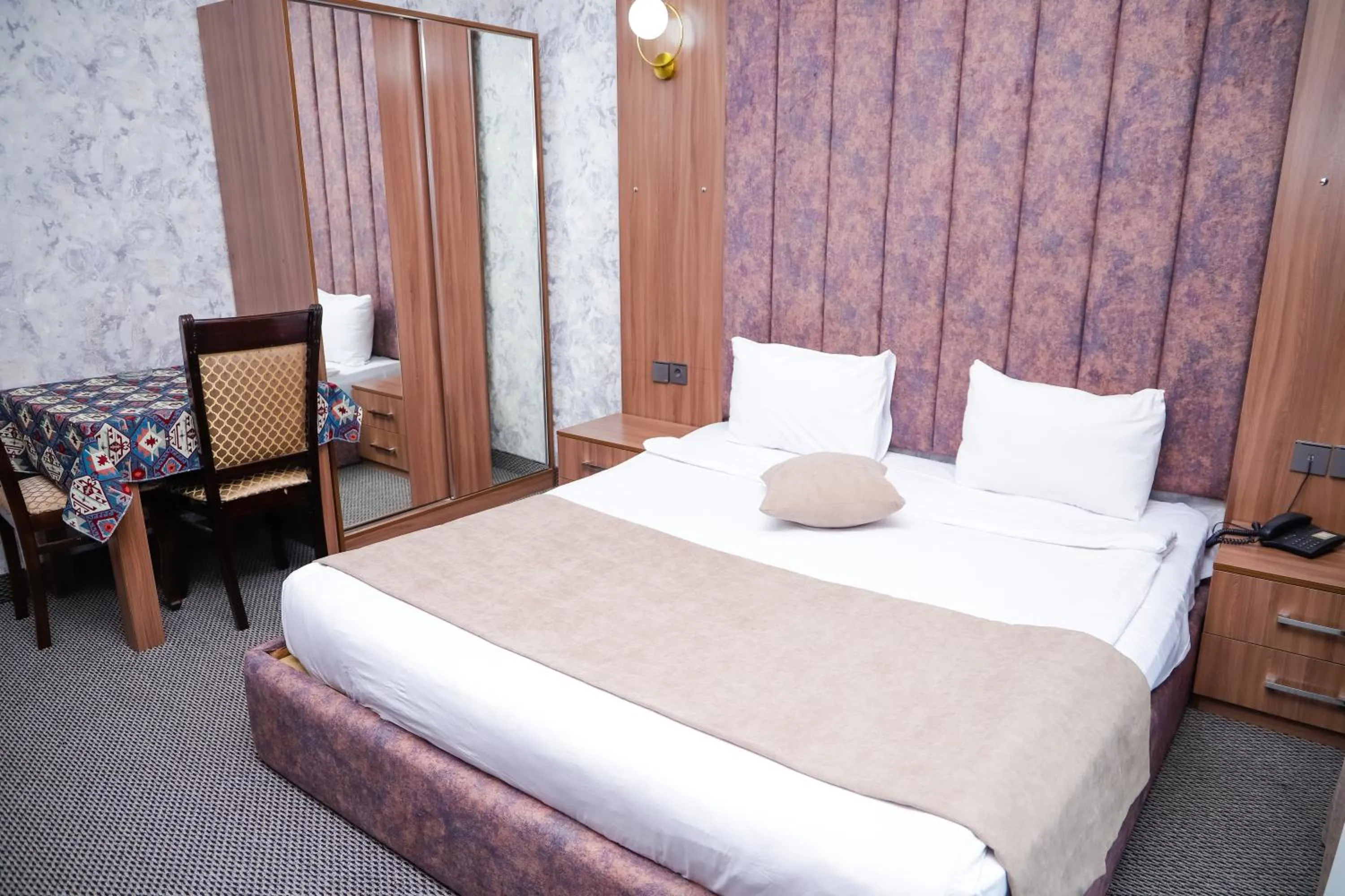 Bed in Sunrise Hotel Baku