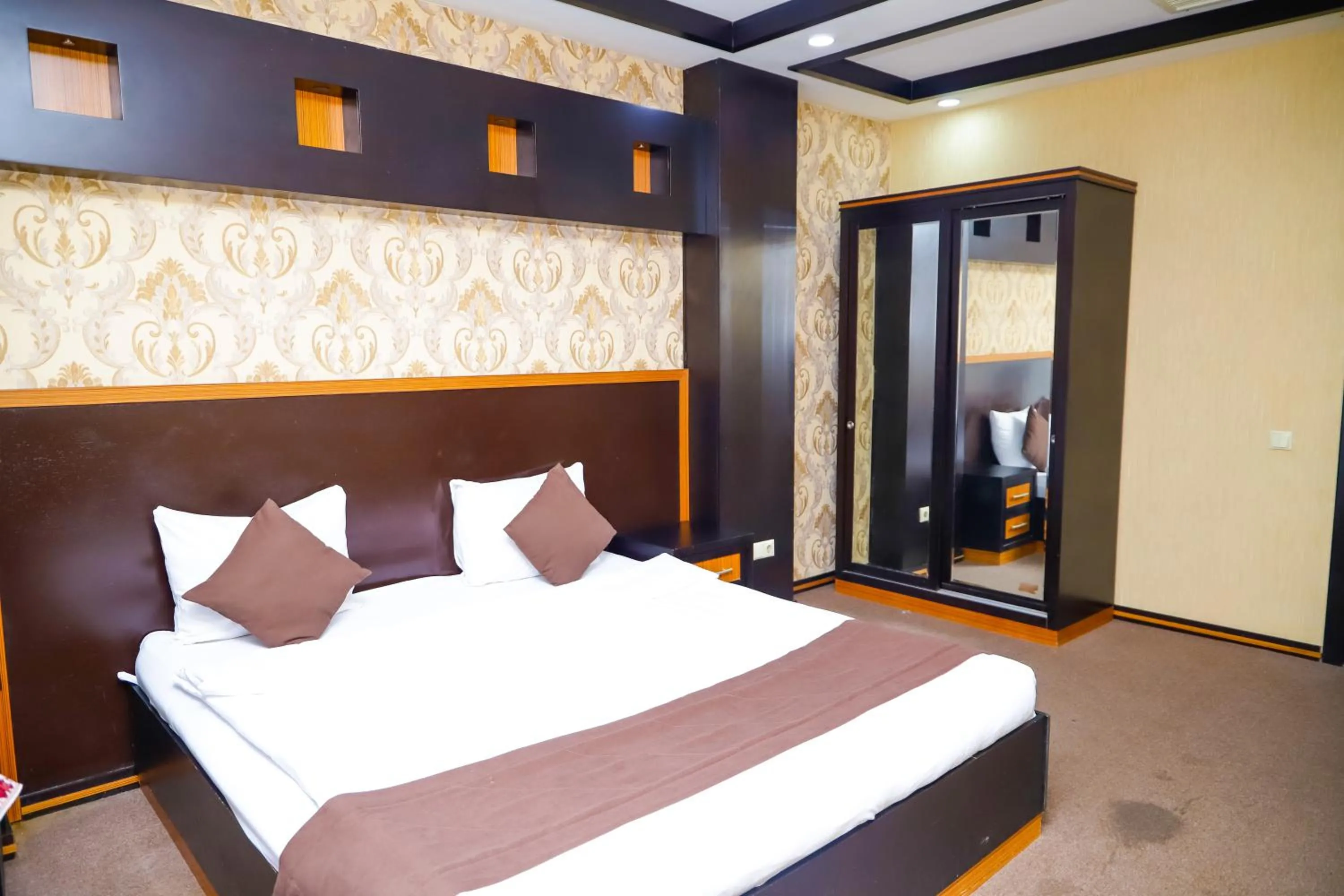 Bed in Sunrise Hotel Baku