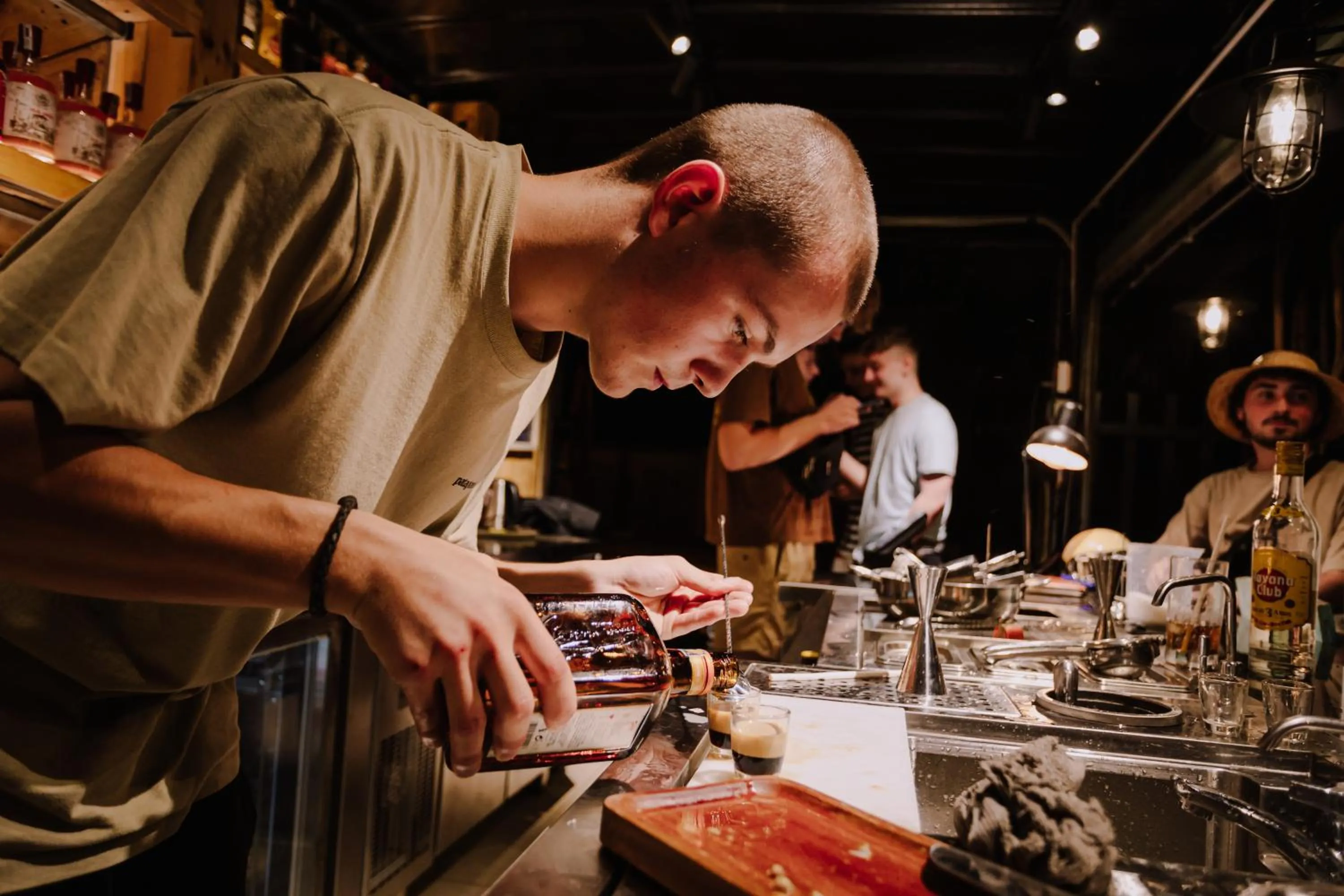 People in Republic Hostel Cat Ba