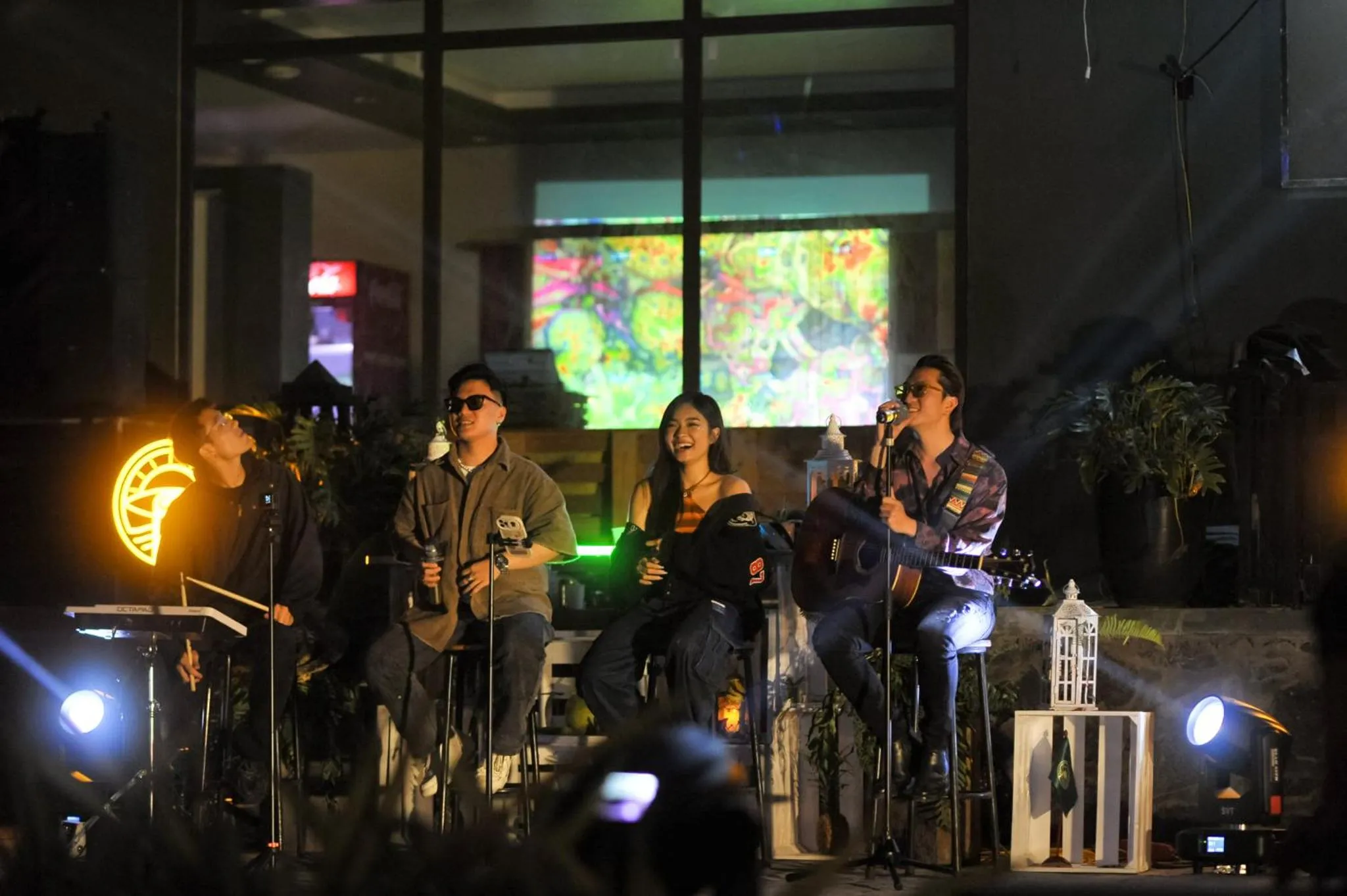 People in Republic Hostel Cat Ba