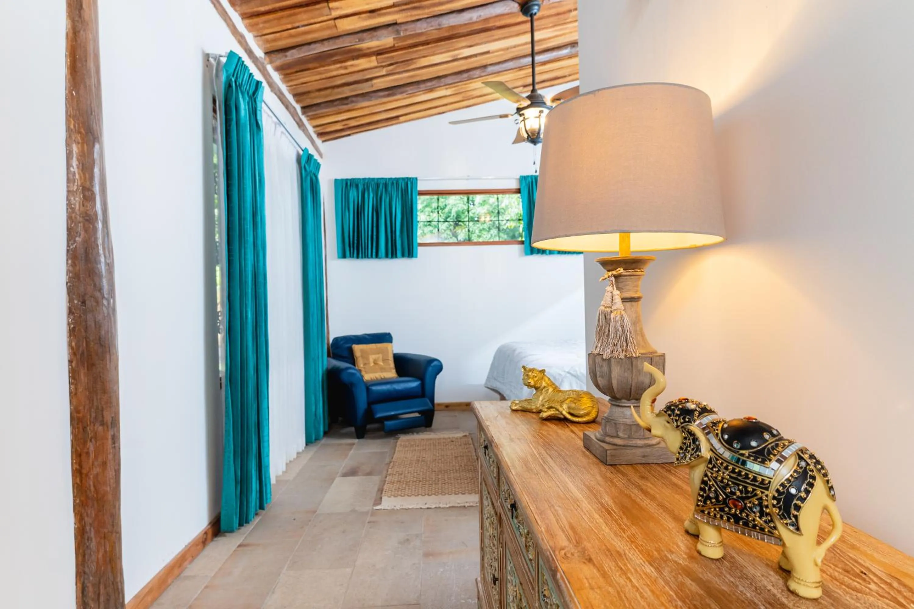 Living room in Hacienda La Norma Boho Boutique Hotel