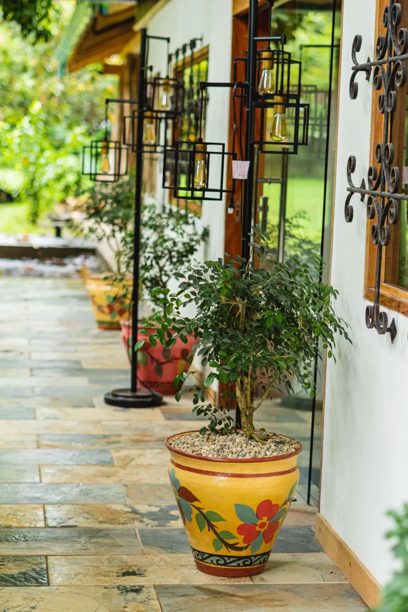 Patio in Hacienda La Norma Boho Boutique Hotel
