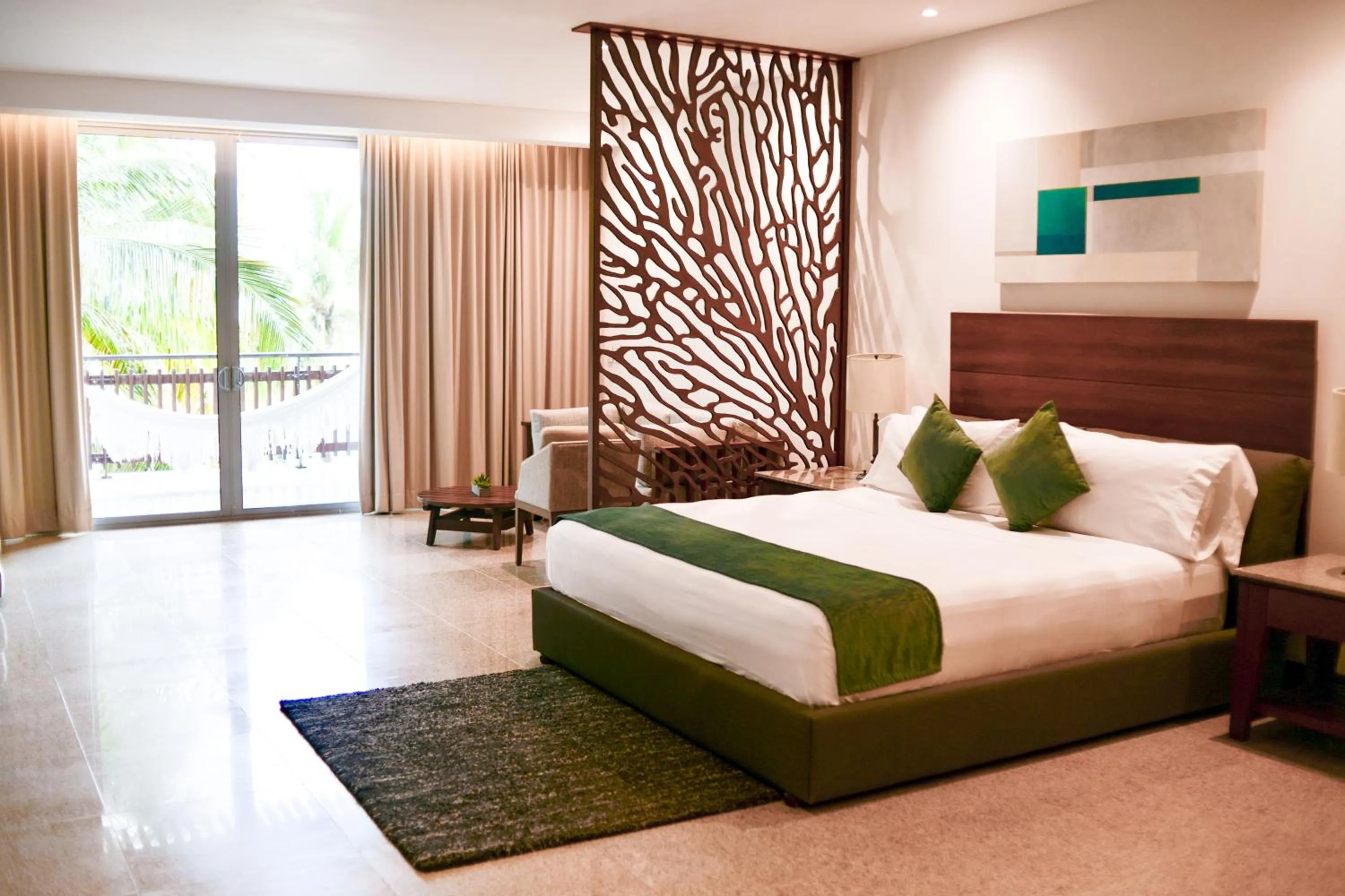 Living room in Castillete Hotel & Beach Club