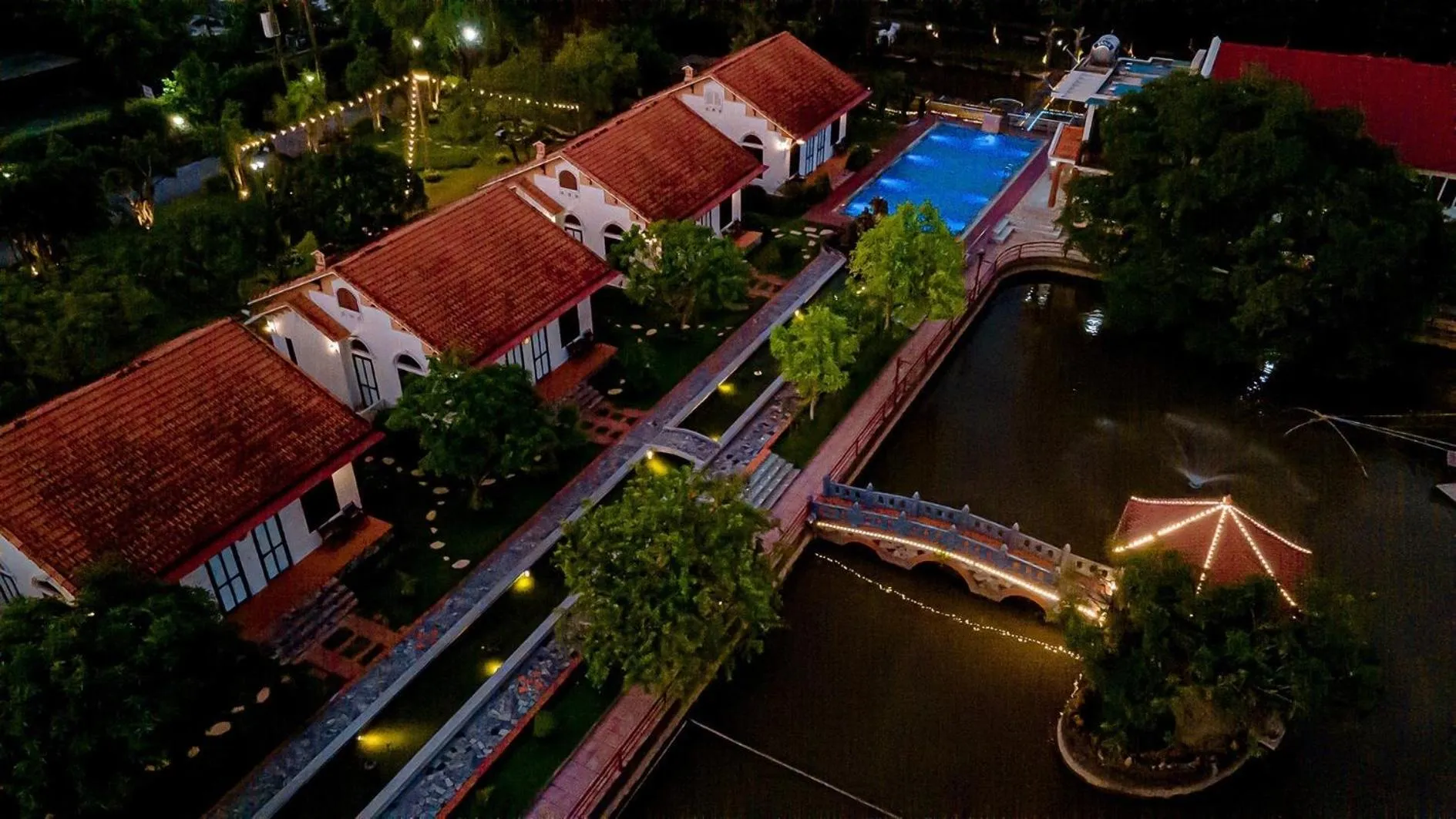 Bird's eye view in Hoa Lu Garden Resort