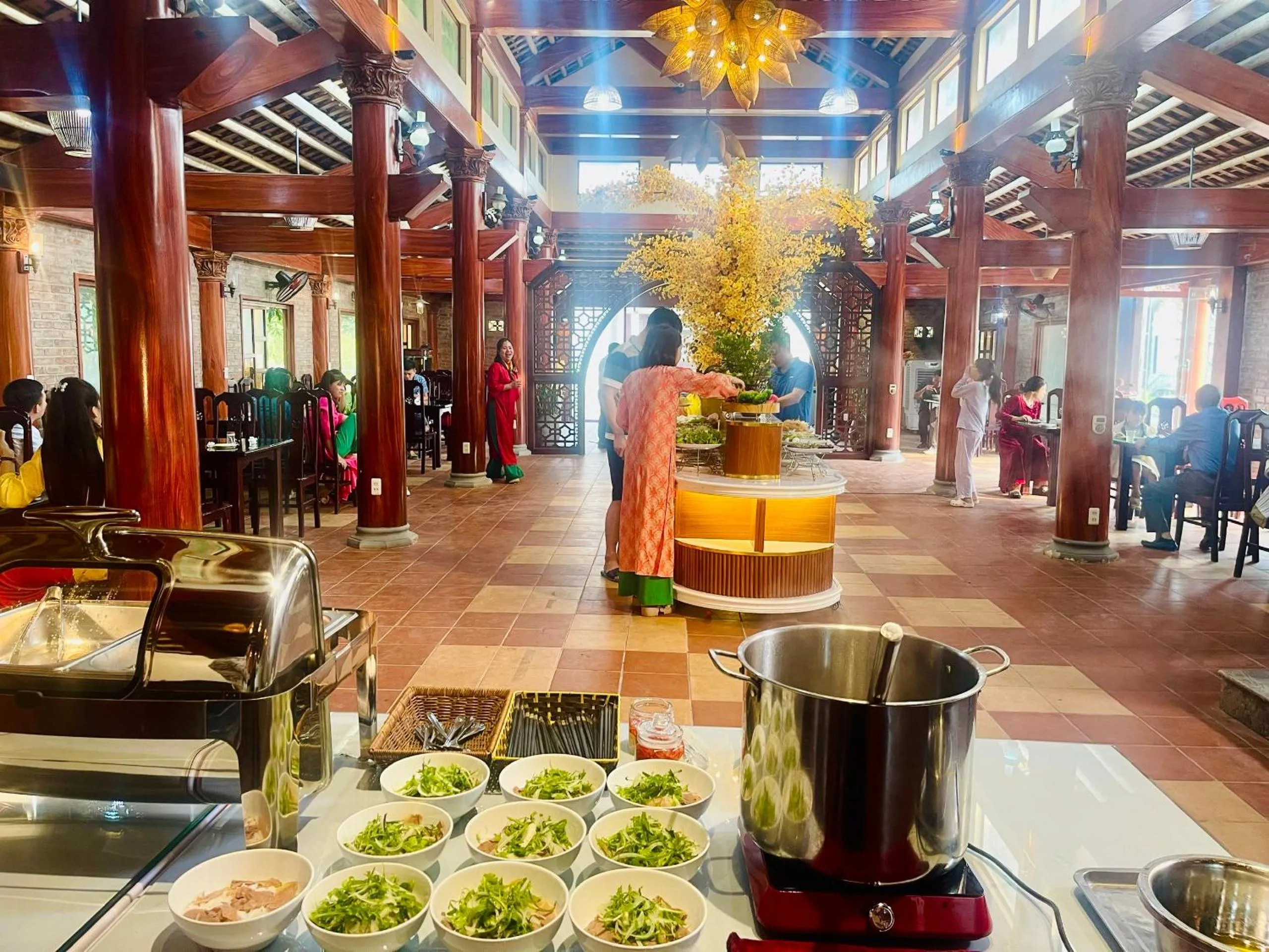 Breakfast in Hoa Lu Garden Resort