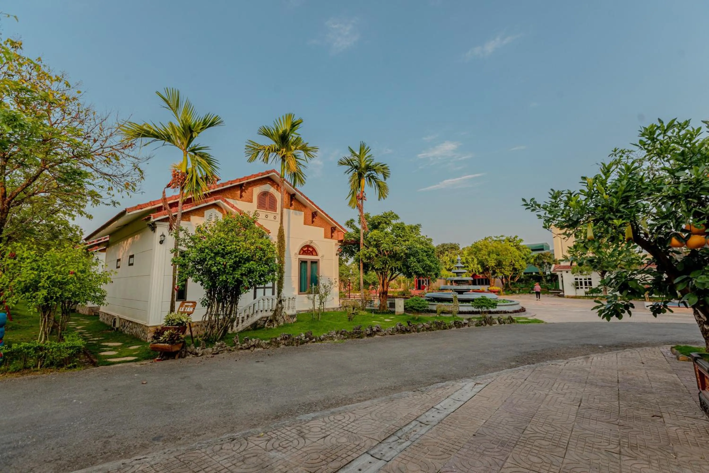 Garden view in Hoa Lu Garden Resort
