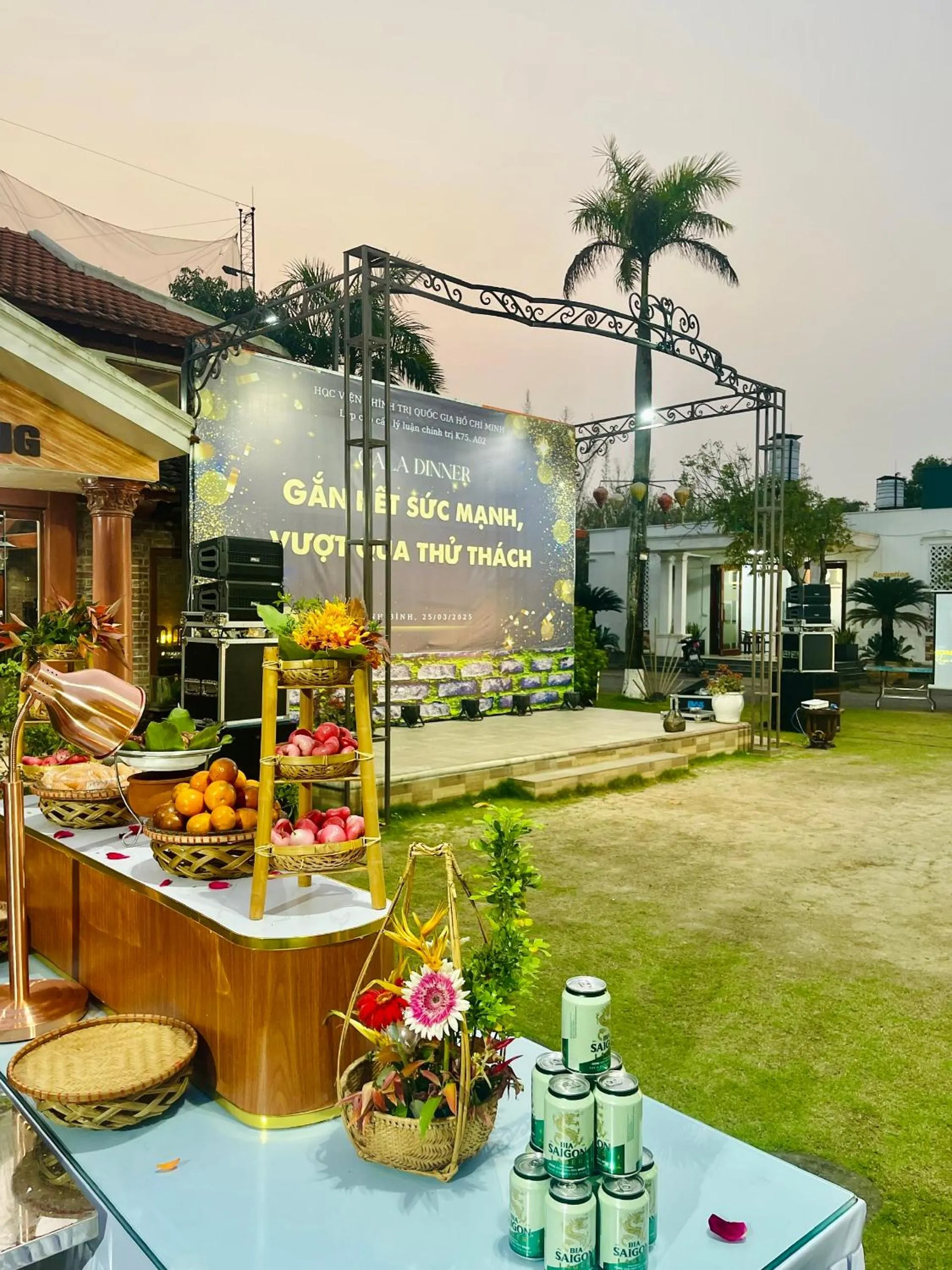 BBQ facilities in Hoa Lu Garden Resort