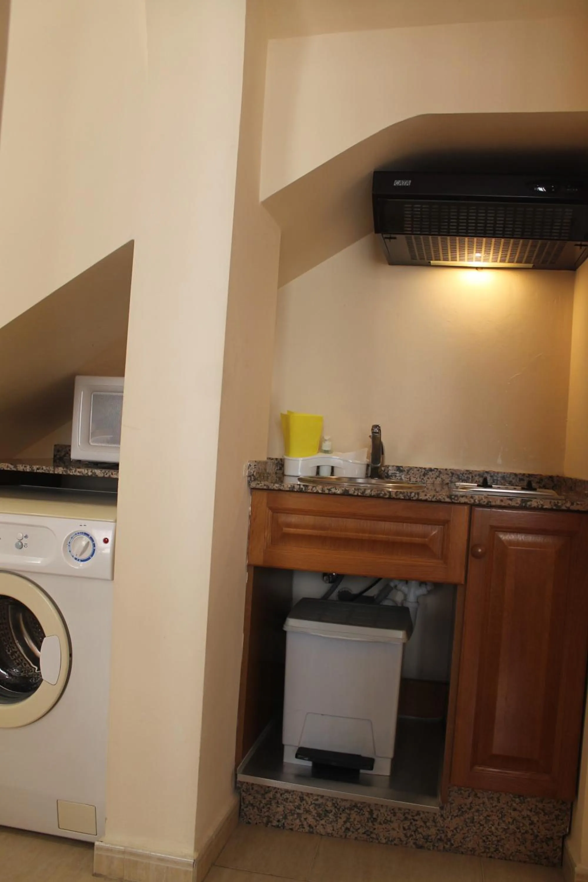 Kitchen or kitchenette in Aparthotel Bahia Pinosol